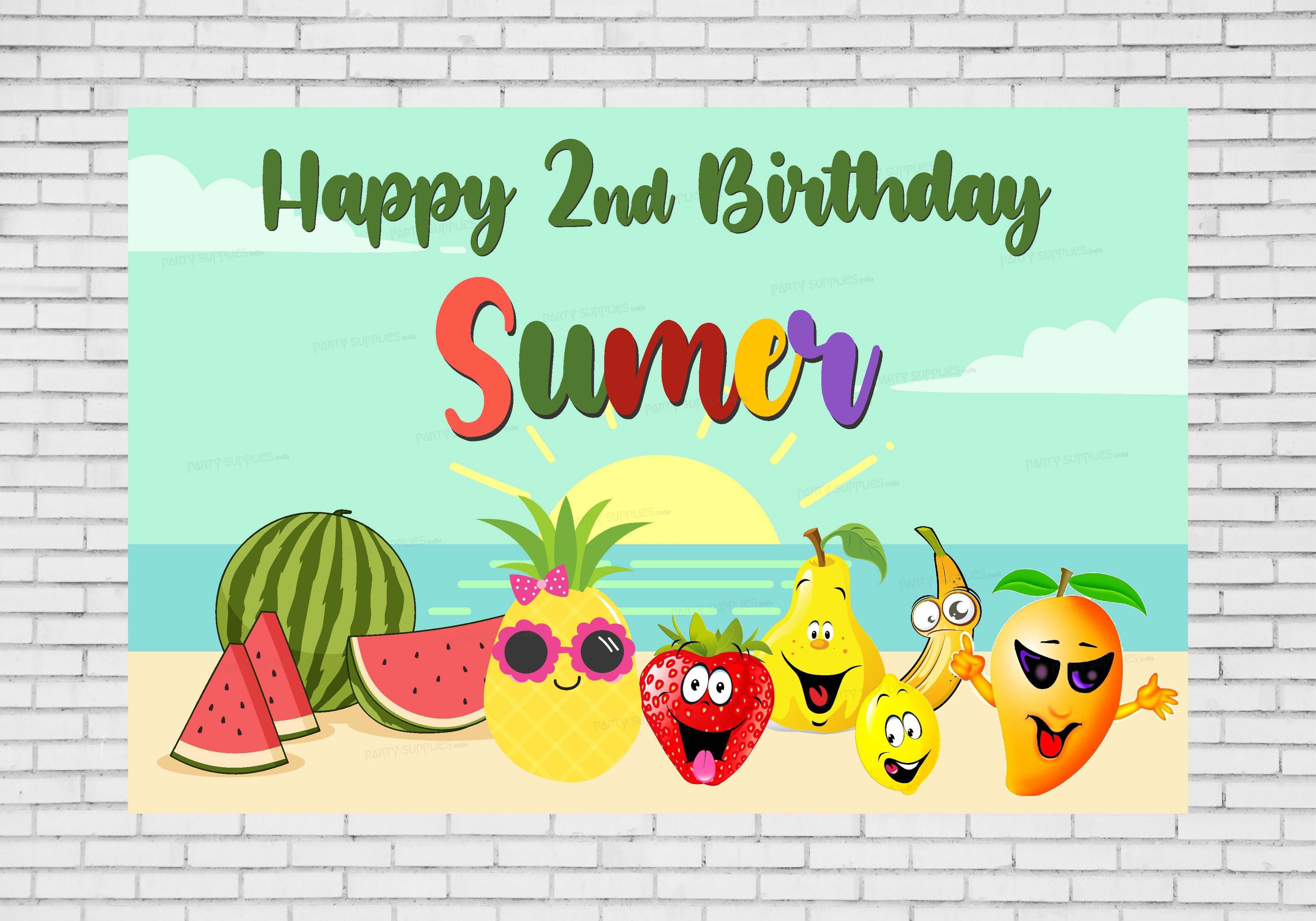 Fruits Theme Backdrop