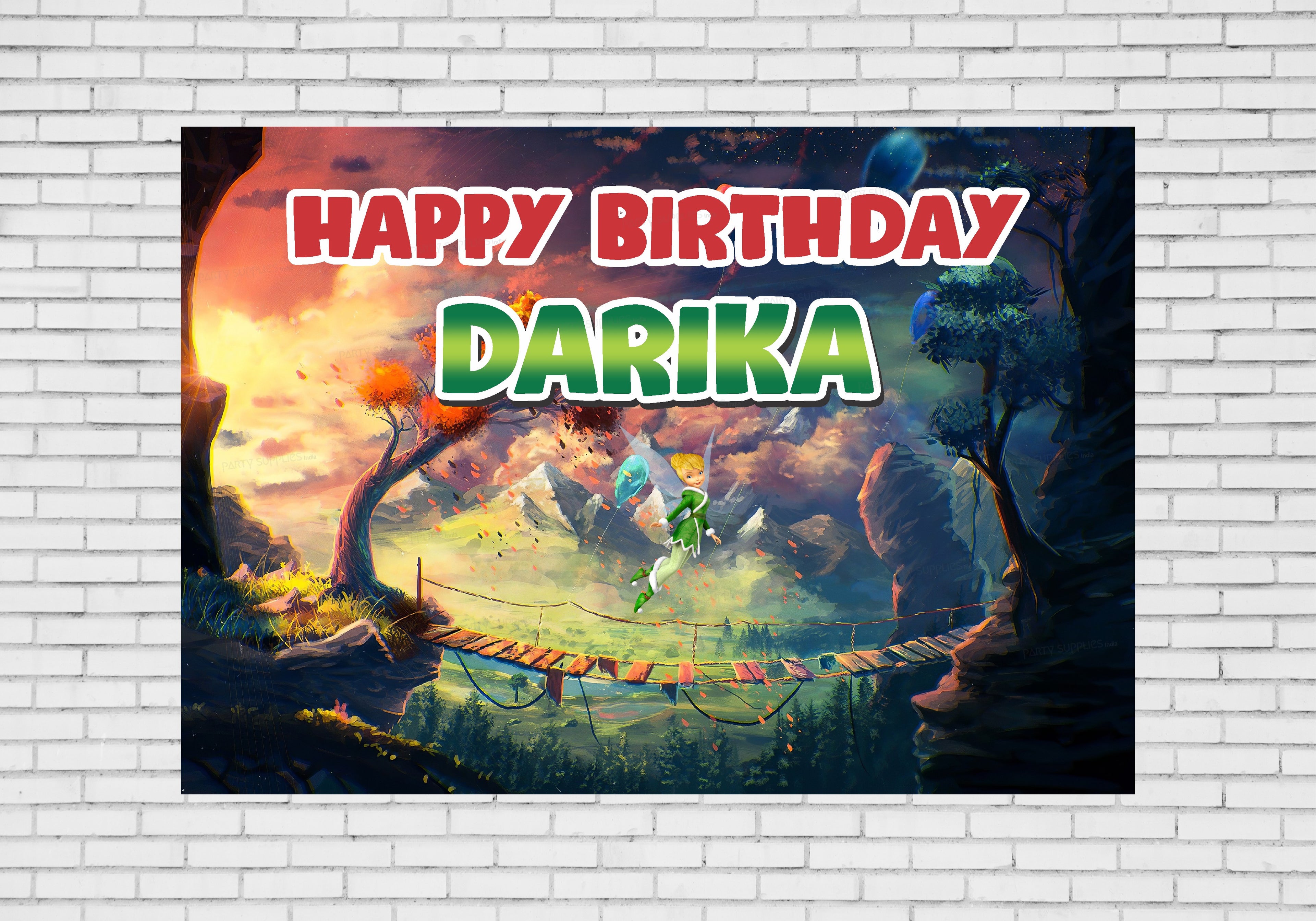 Tinker Bell Theme Backdrop