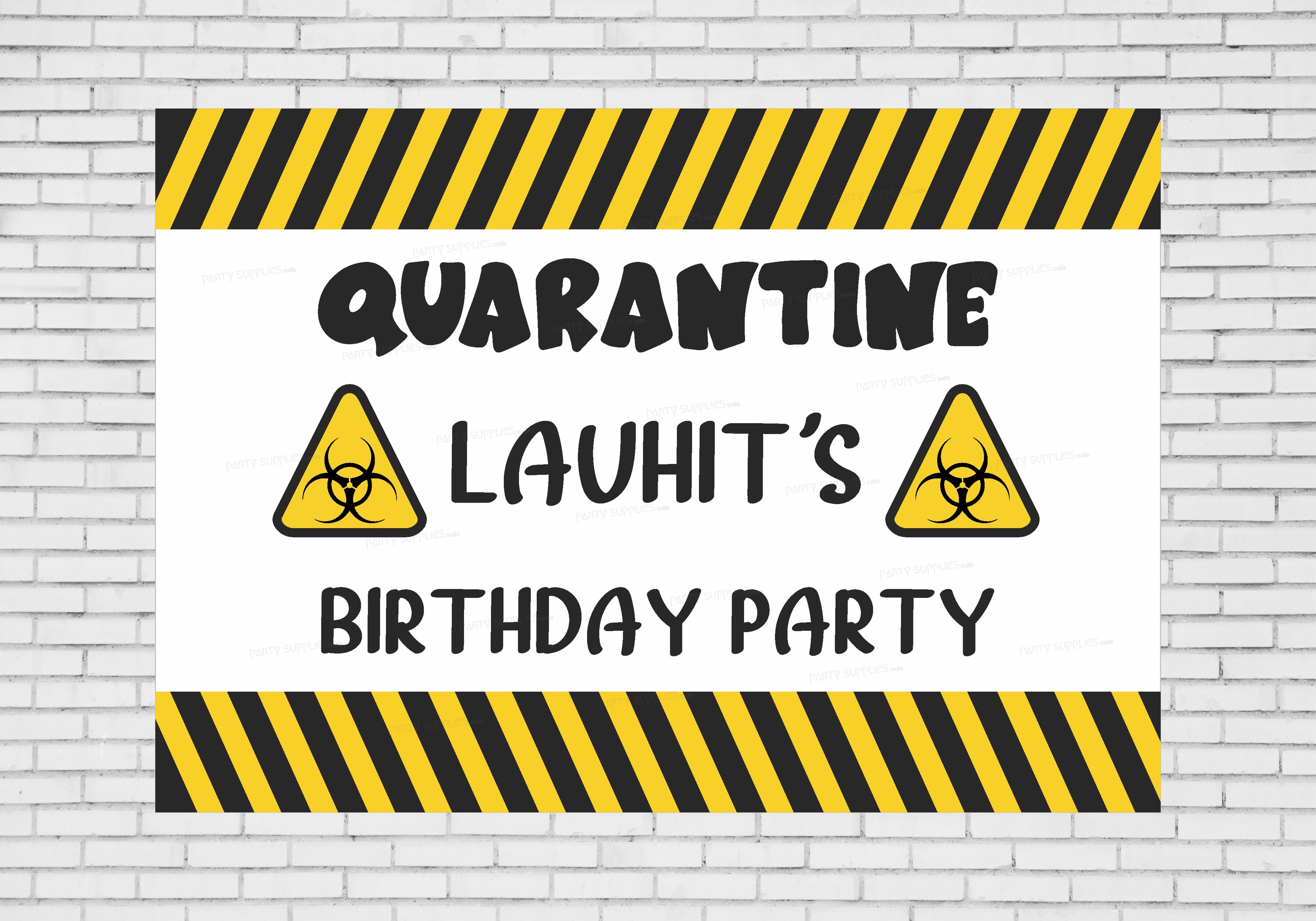Quarantine Theme Customized Welcome Board
