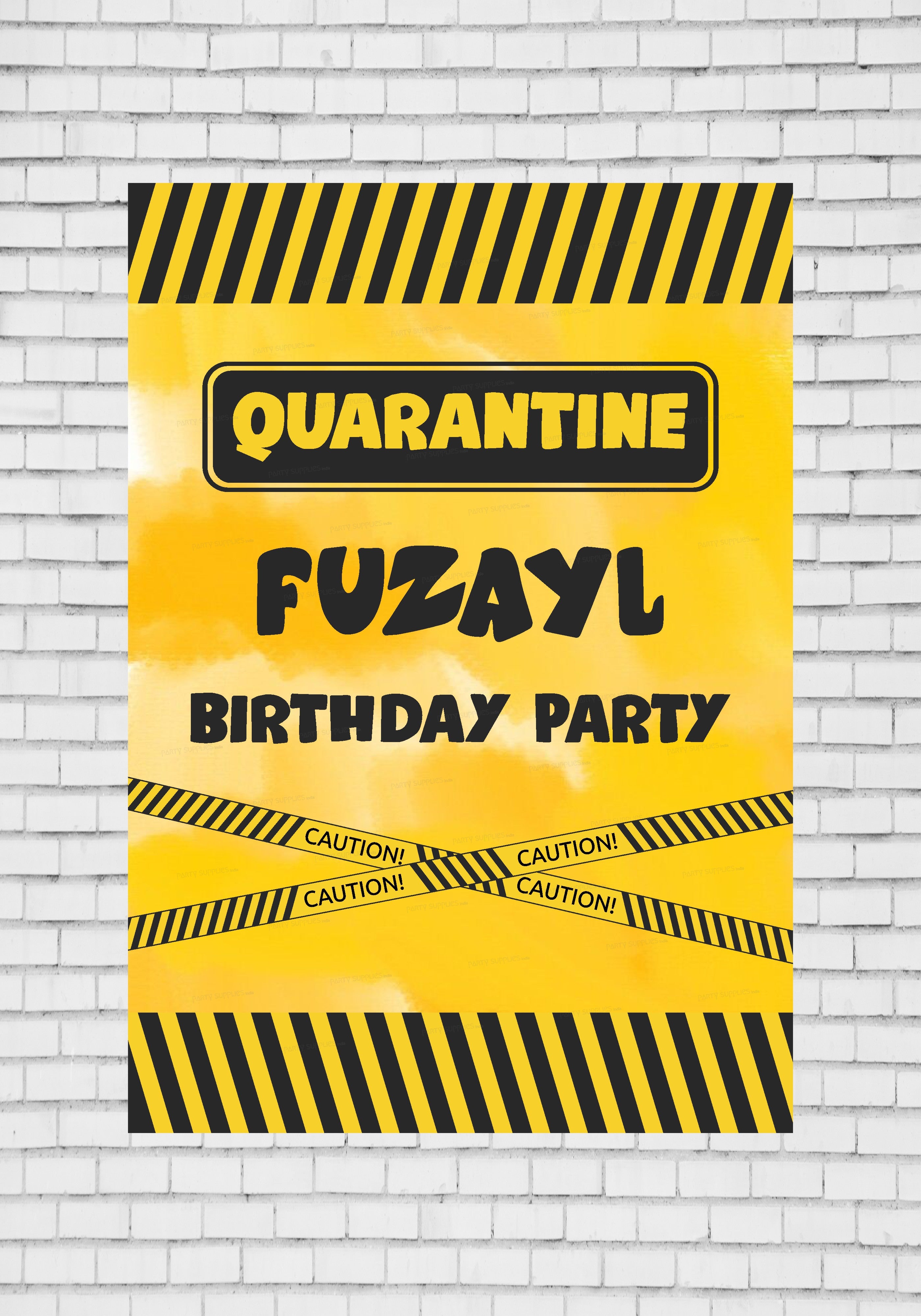 Quarantine Theme Welcome Board