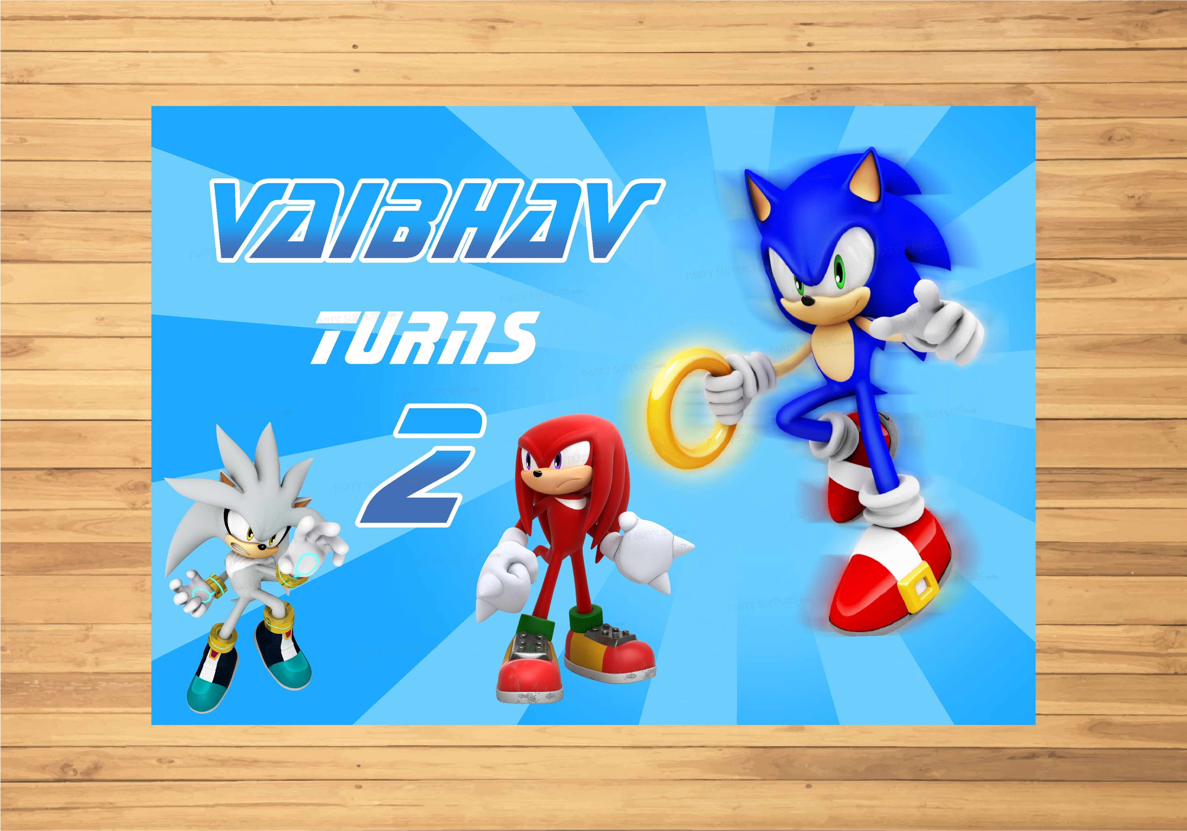 Sonic the Hedgehog Theme Premium Backdrop