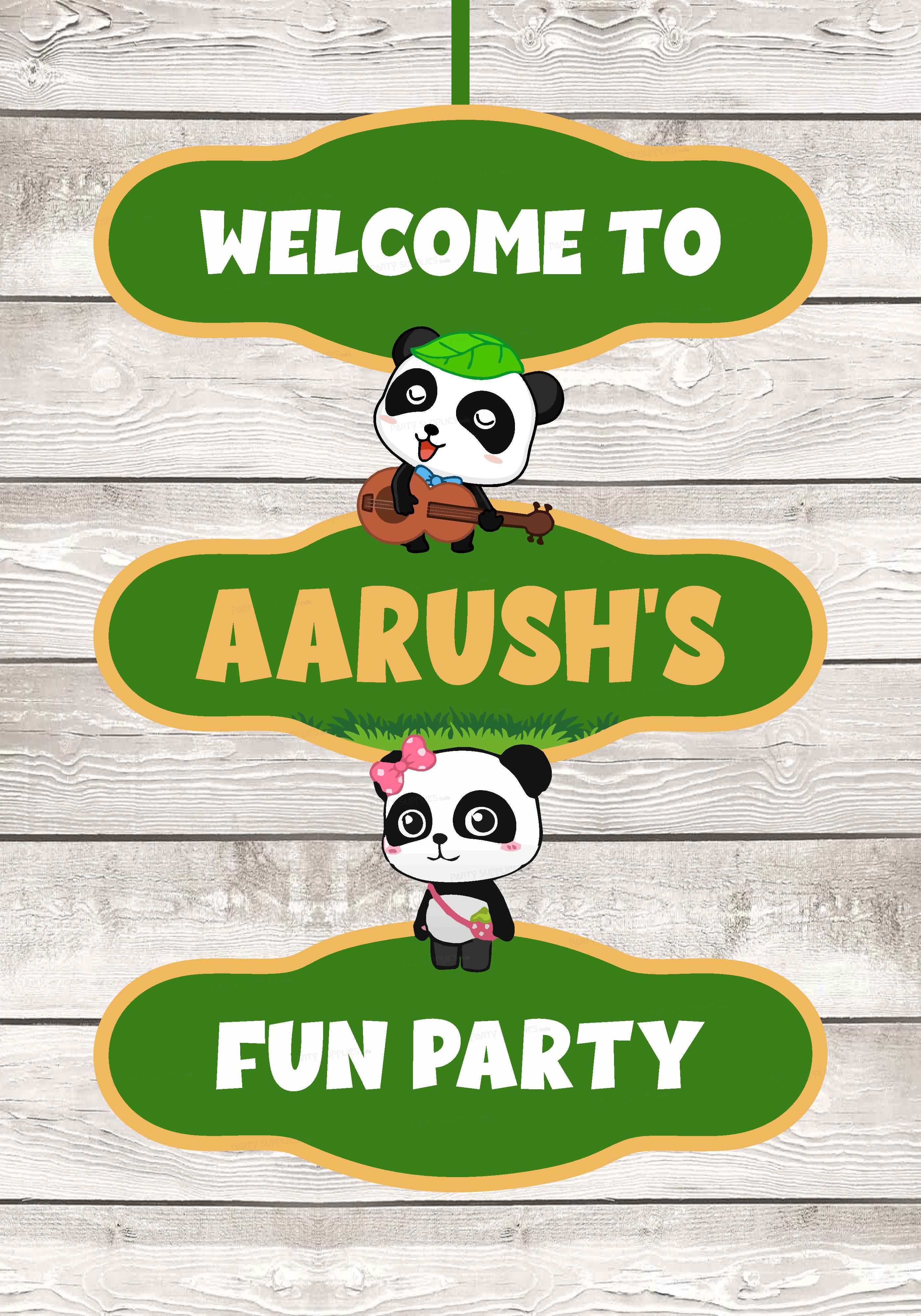 Baby Bus Theme Door Poster