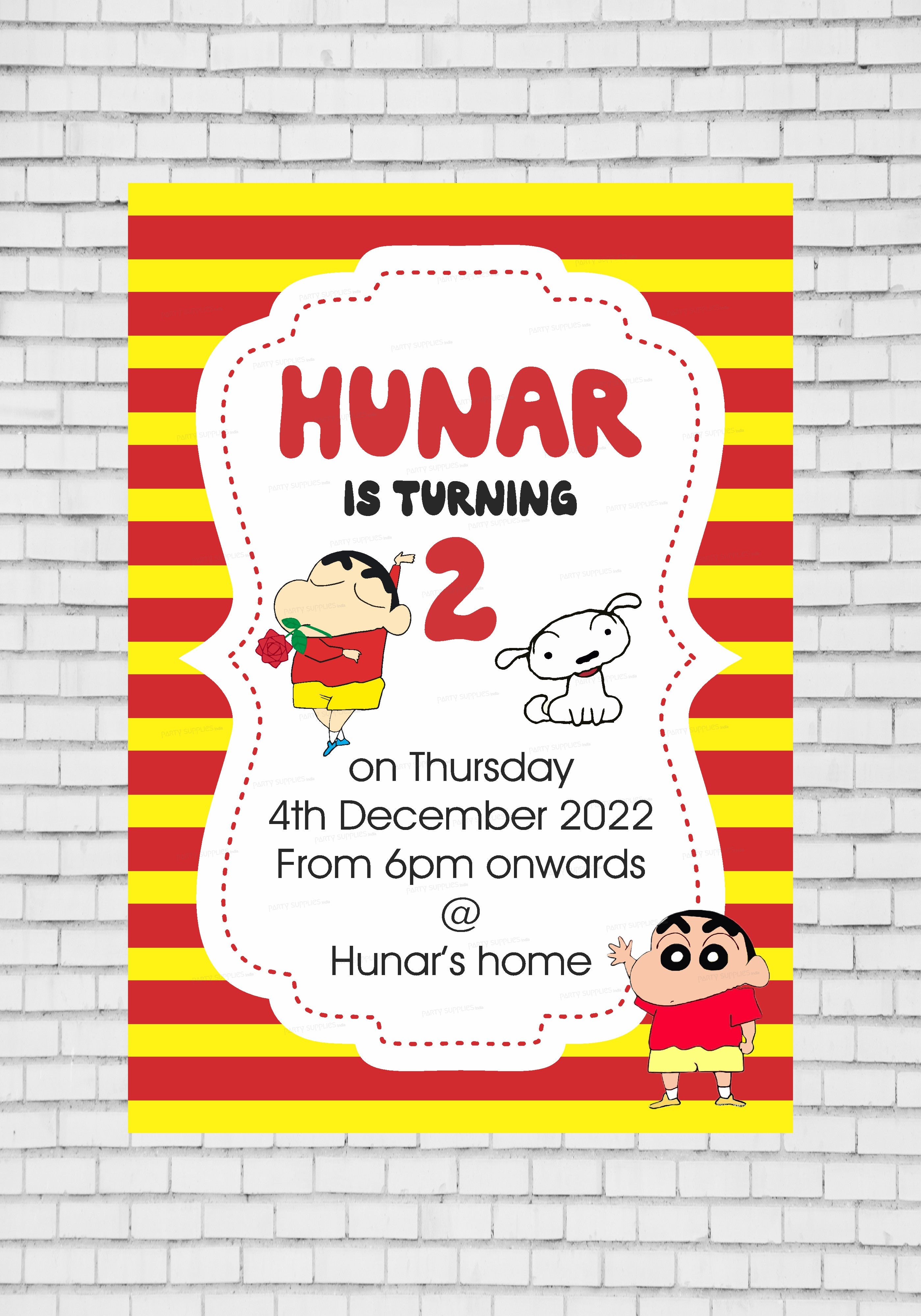 Shinchan Theme Invite