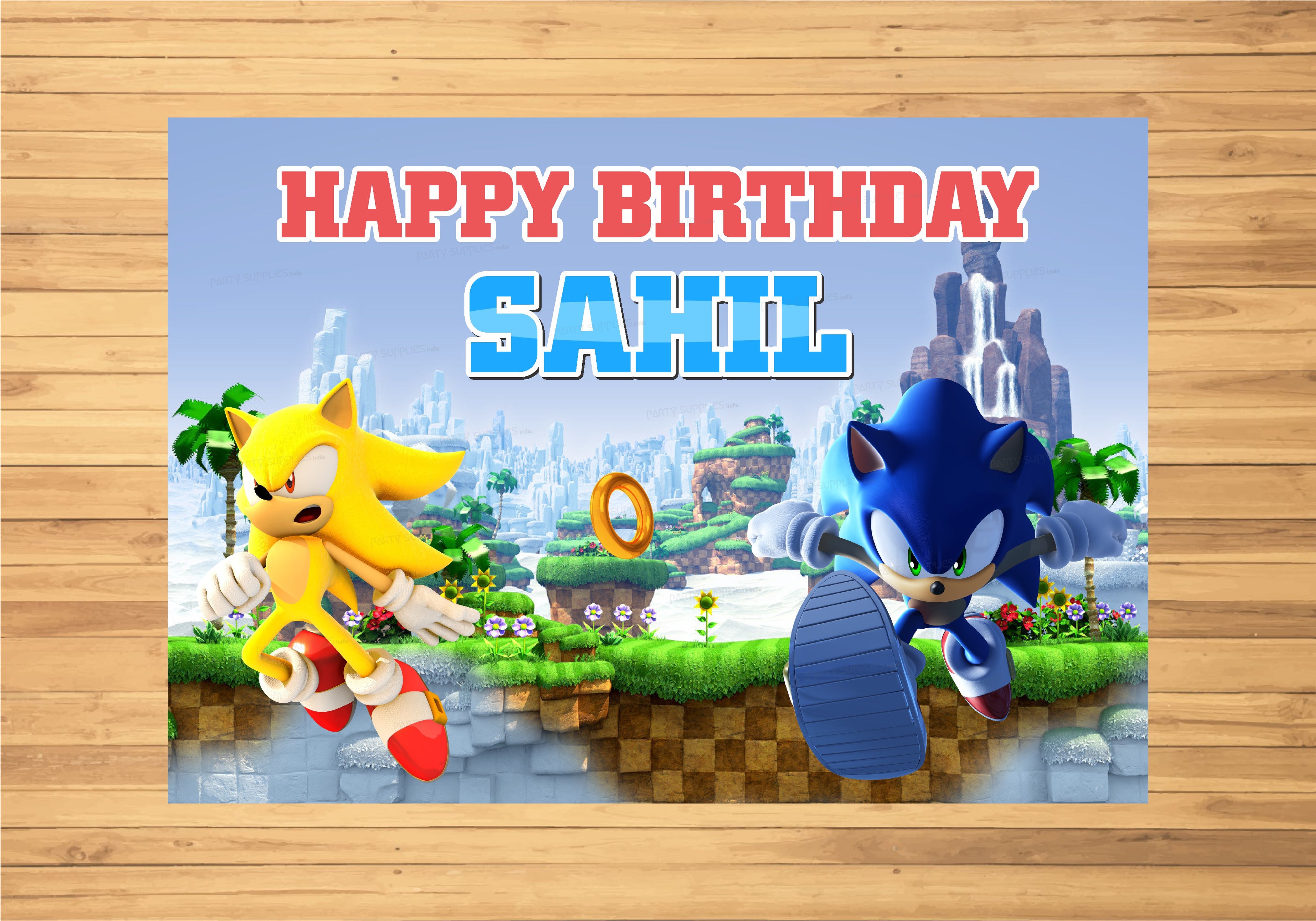 Sonic the Hedgehog Theme Standard Backdrop