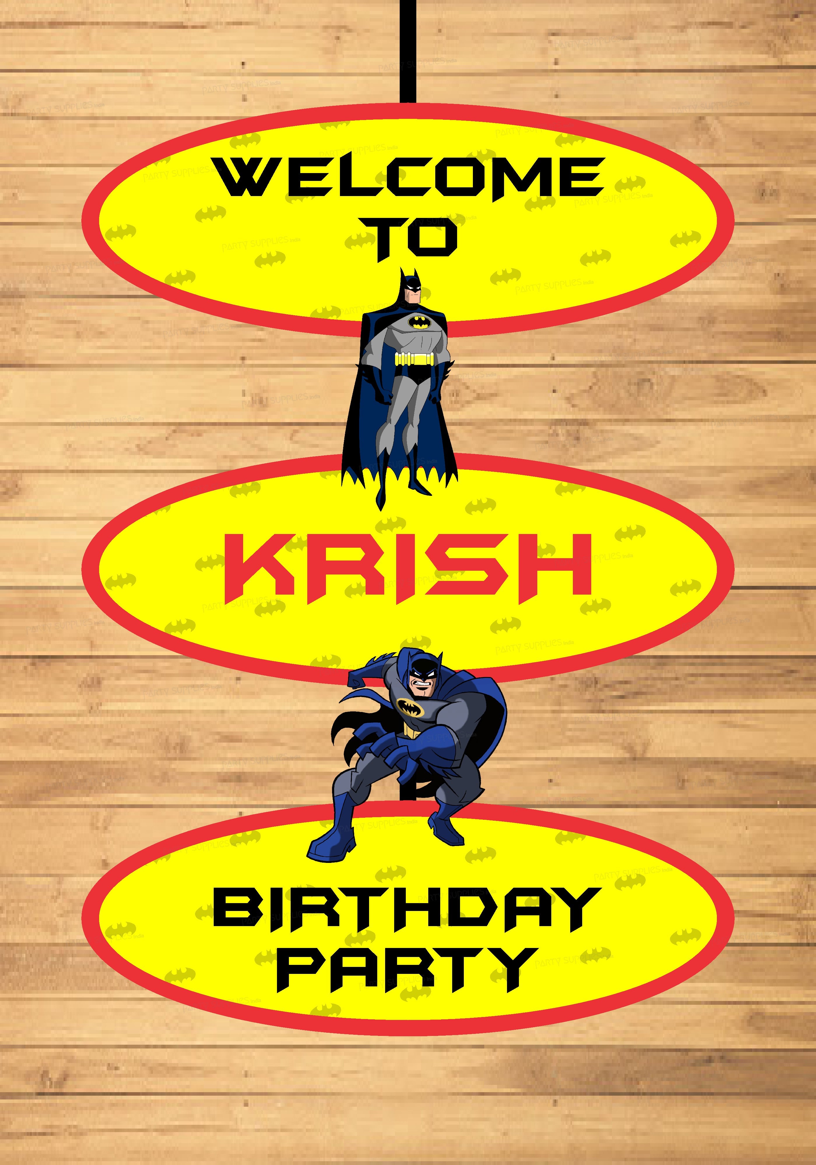 Batman Theme Door Poster