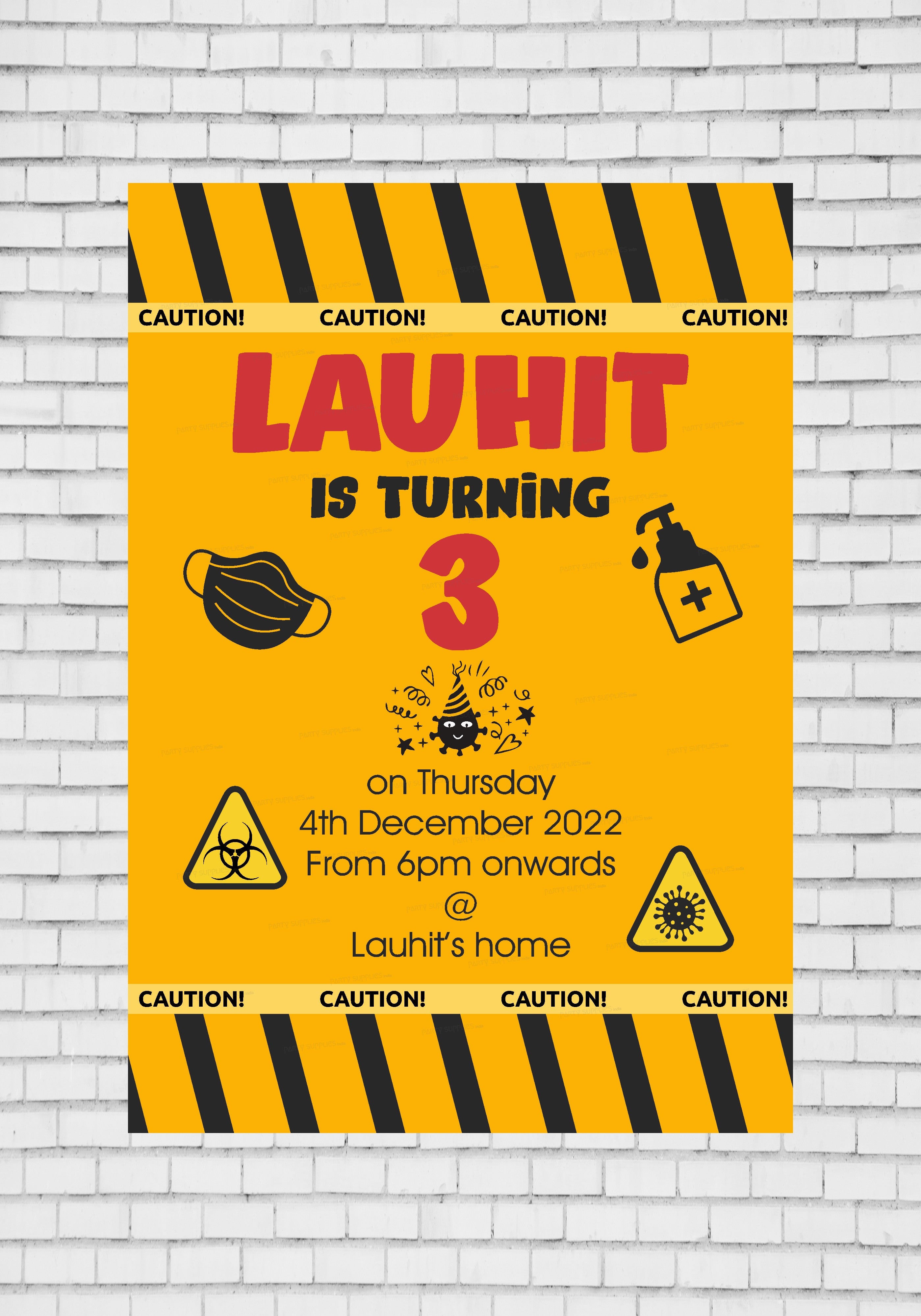 Quarantine Theme Invite