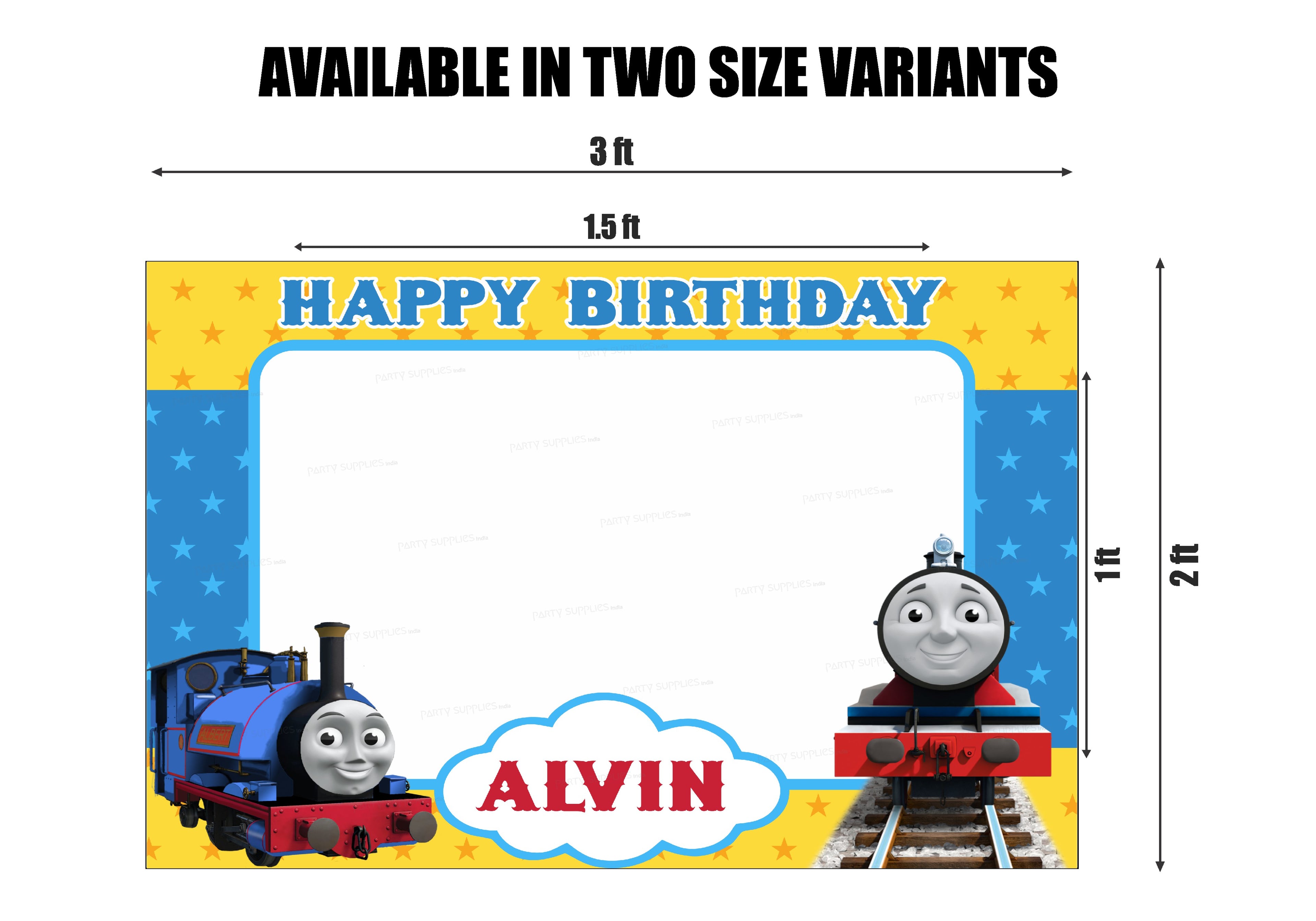 Thomas and Friends Theme Customized PhotoBooth