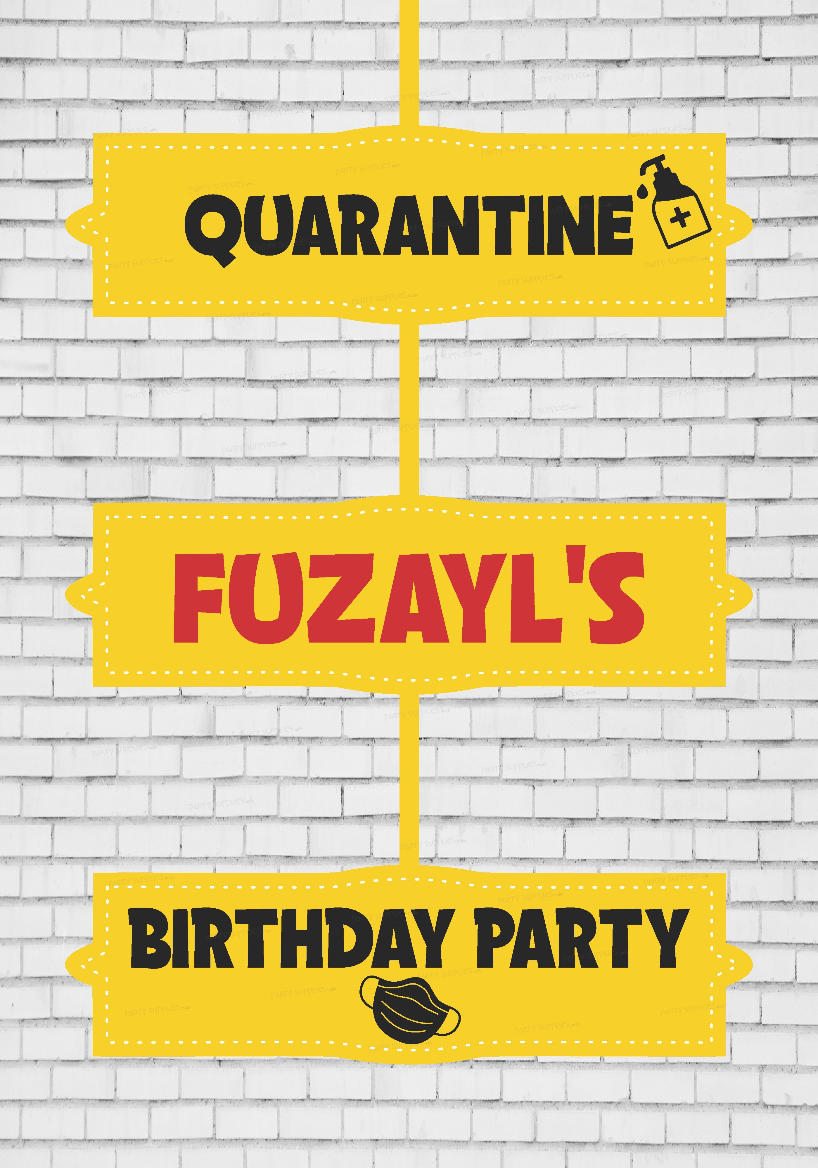 Quarantine Theme Door Poster