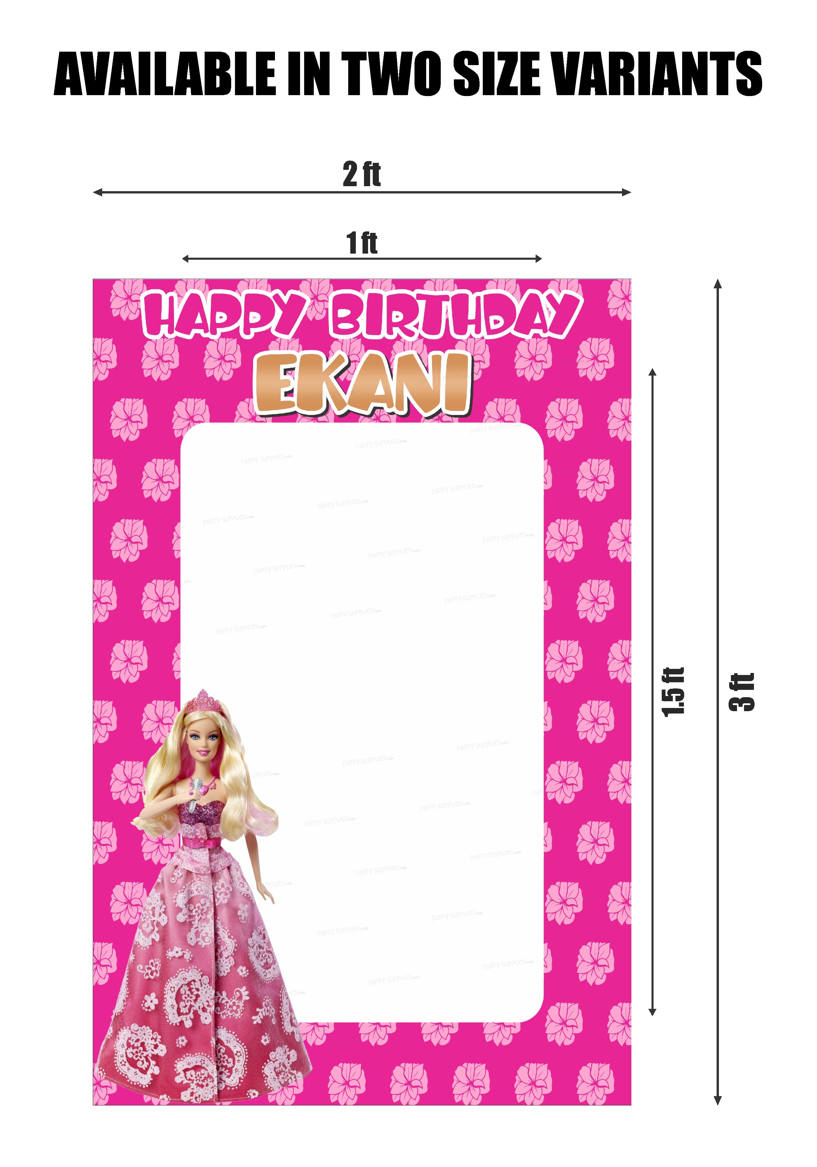 Barbie Theme Personalized PhotoBooth