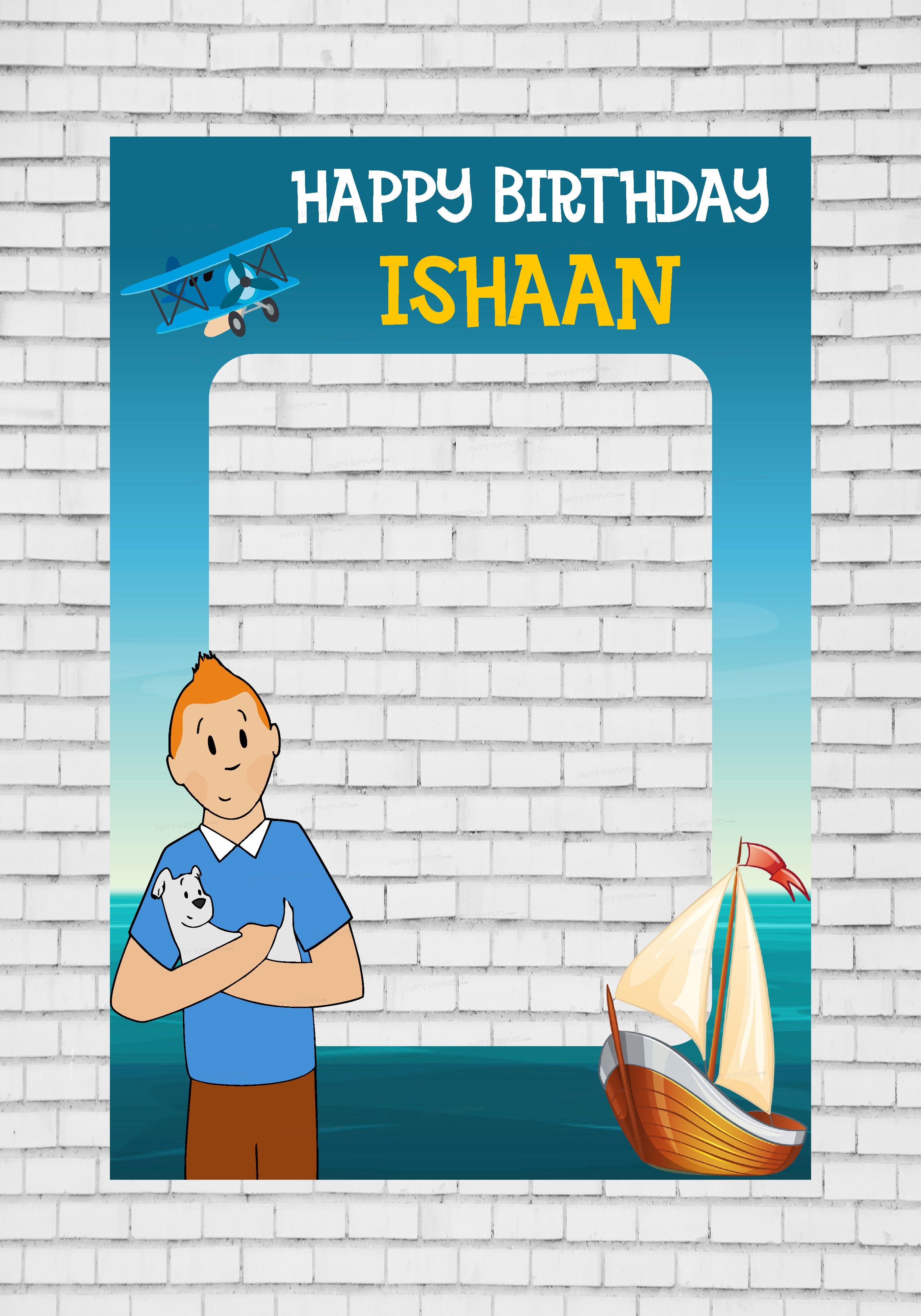 Tintin Theme PhotoBooth