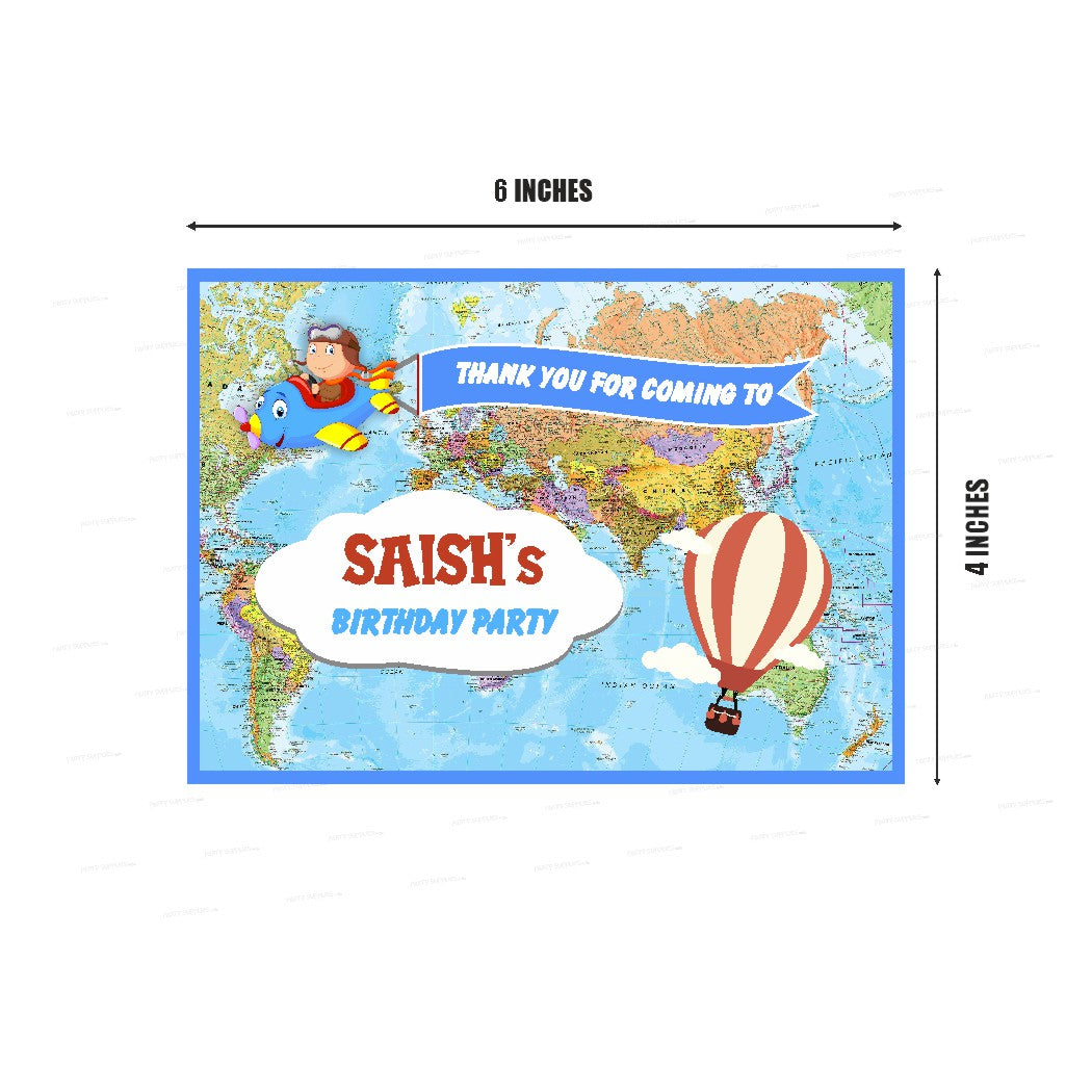 Aeroplane Theme Thank You Card