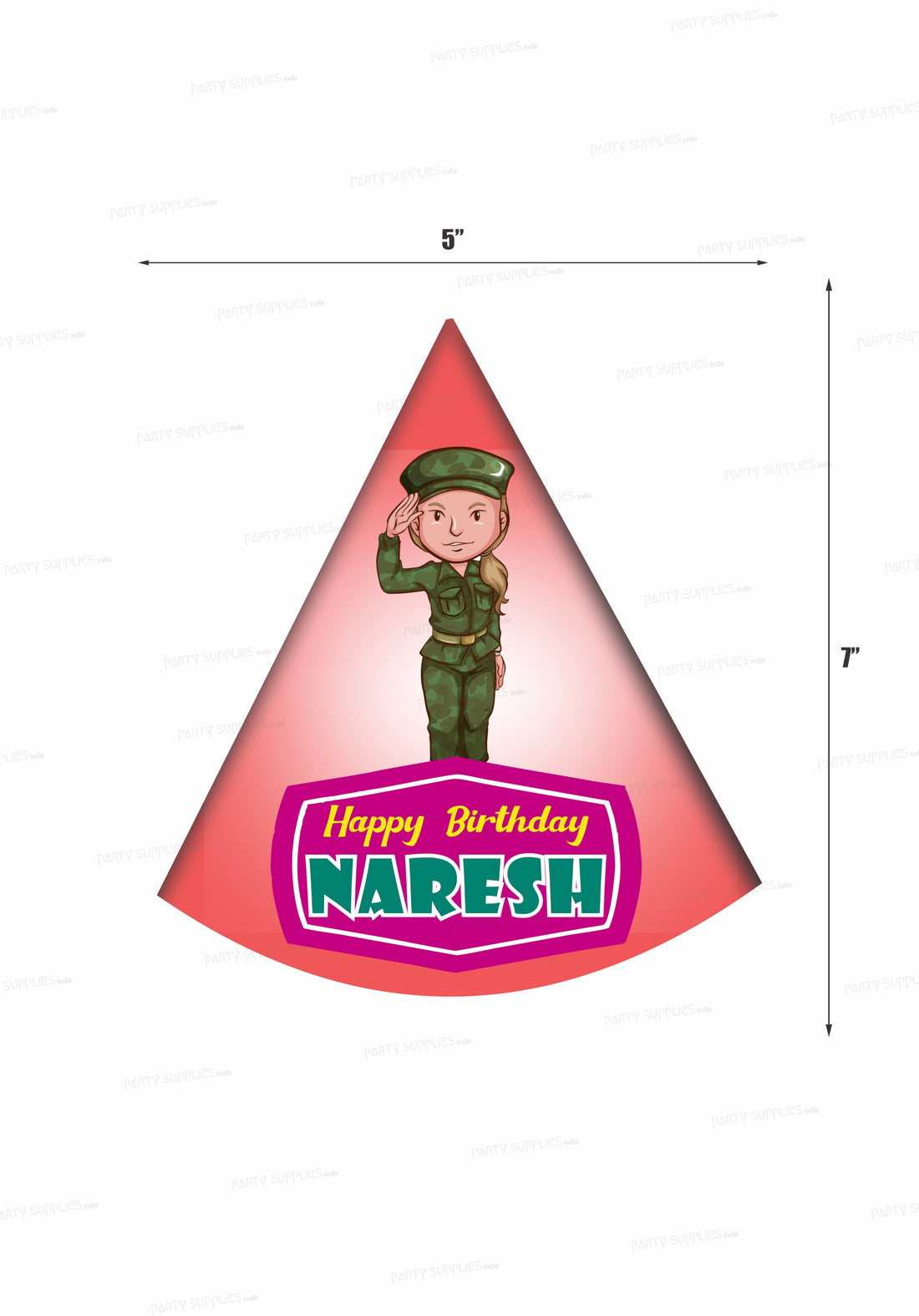 Military Theme Customized Hat