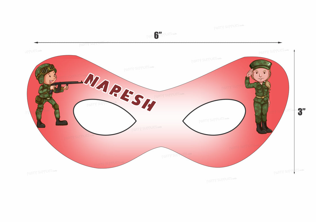 Military Theme Customized Eye Mask