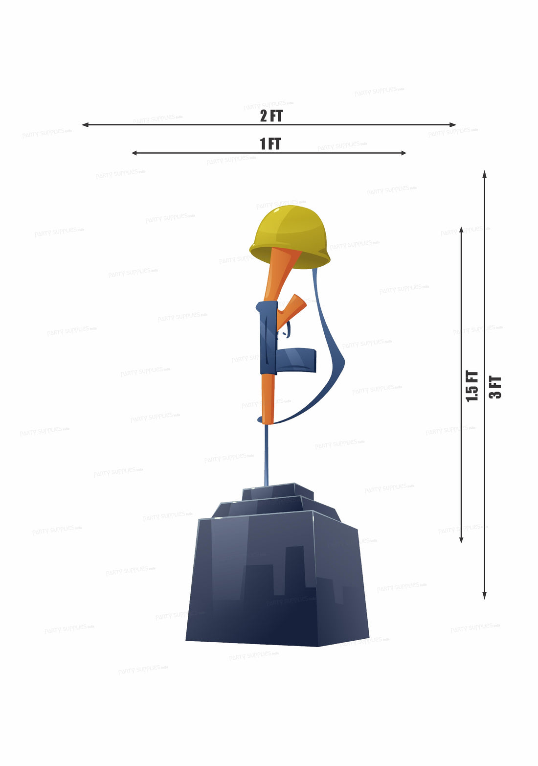 Military Theme Cutout MLT-08