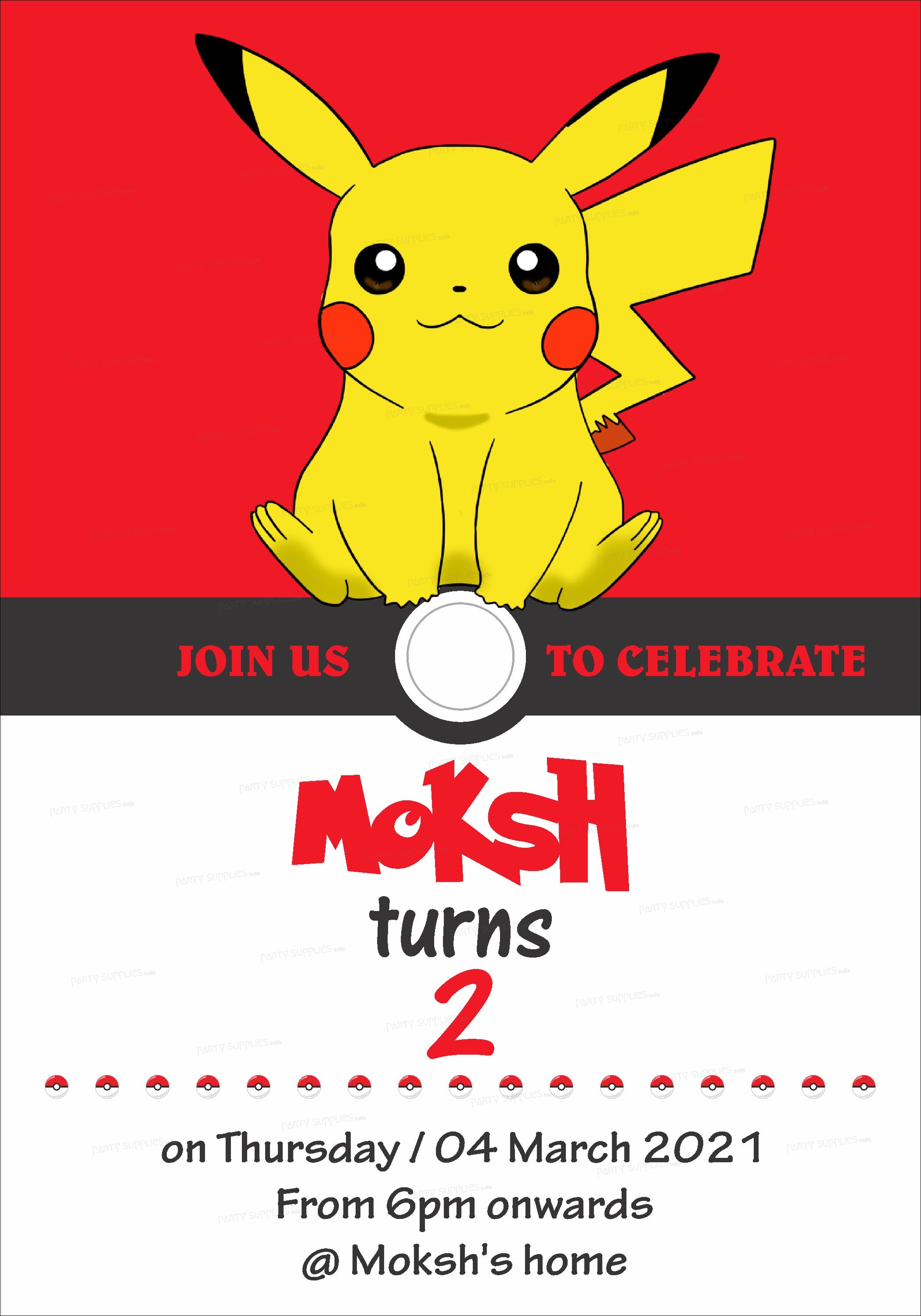 Pokemon Theme Invite