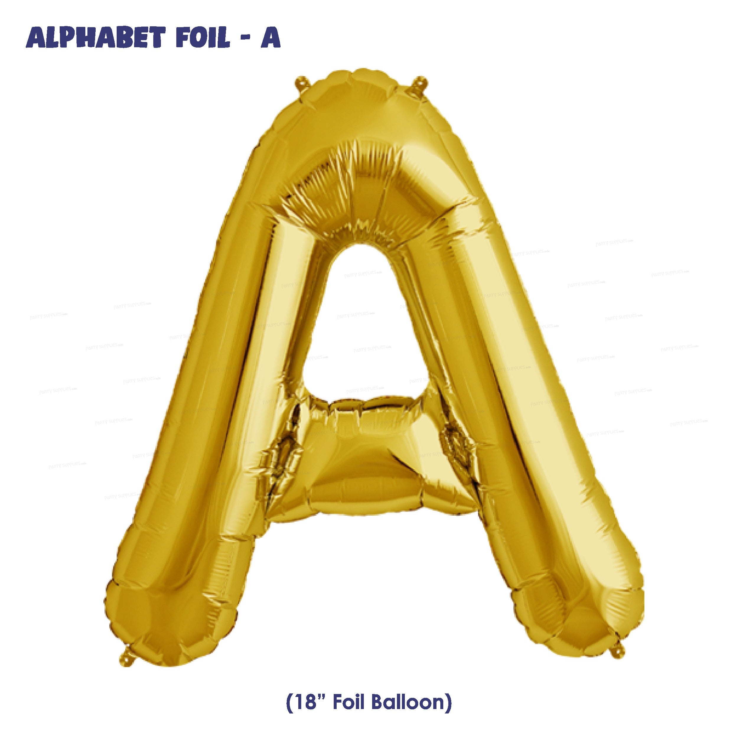 Alphabet A Premium Gold Foil Balloons