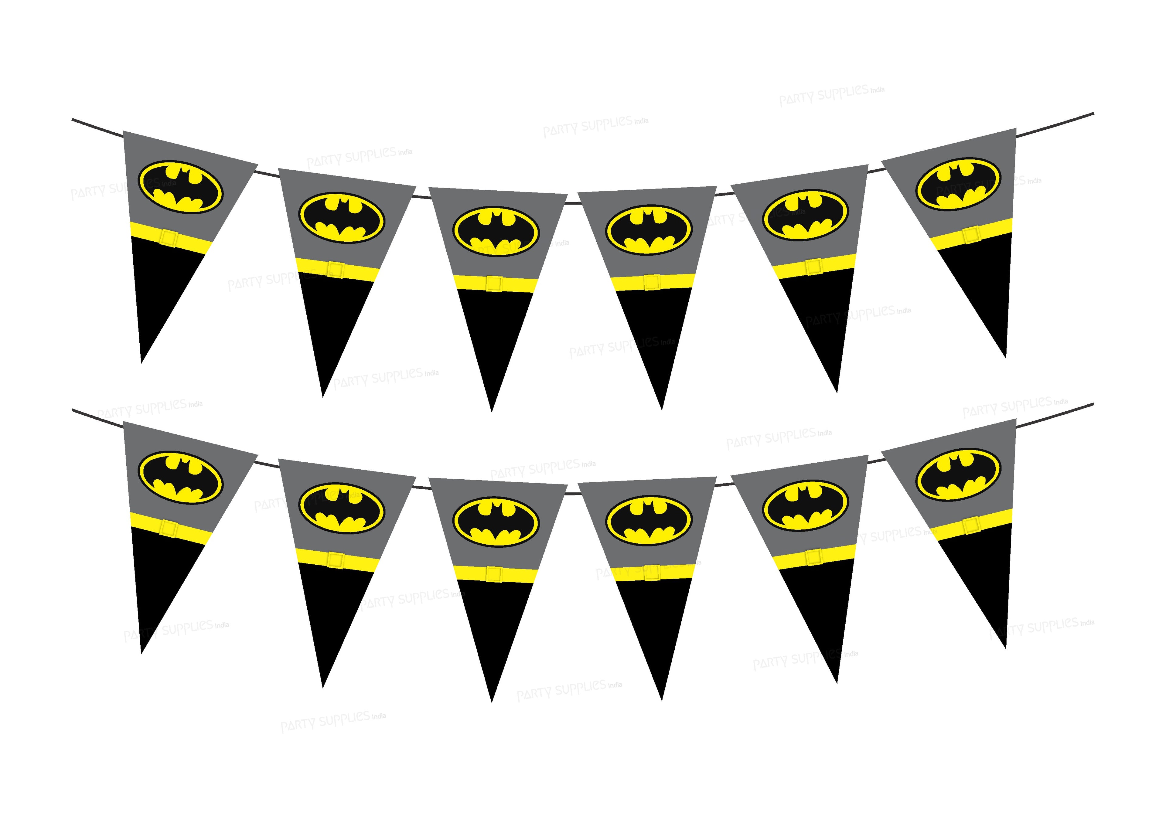 Batman Theme Flag Bunting