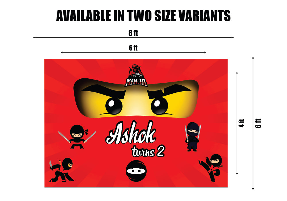 Ninja Theme Customized Backdrop