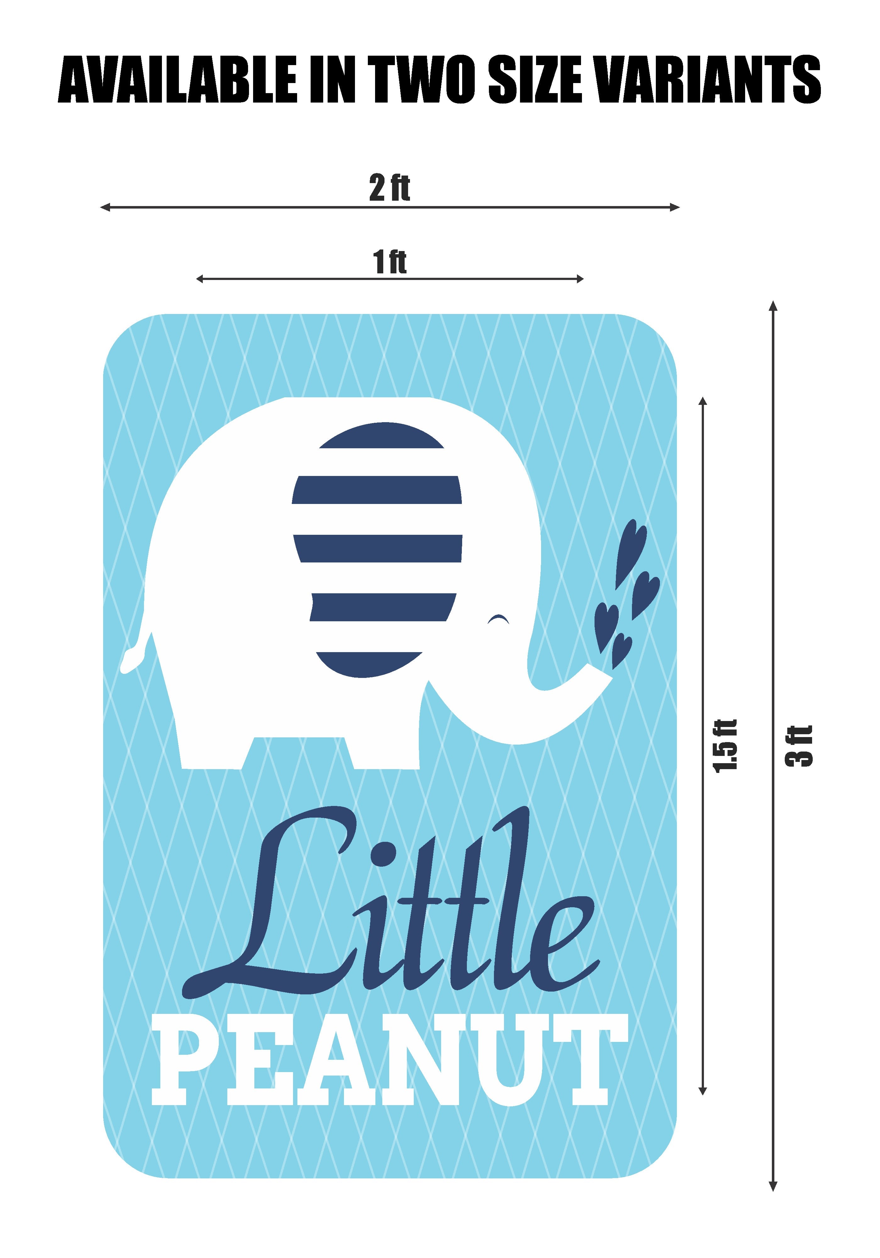 Blue Elephant Theme Cutout BLE-06