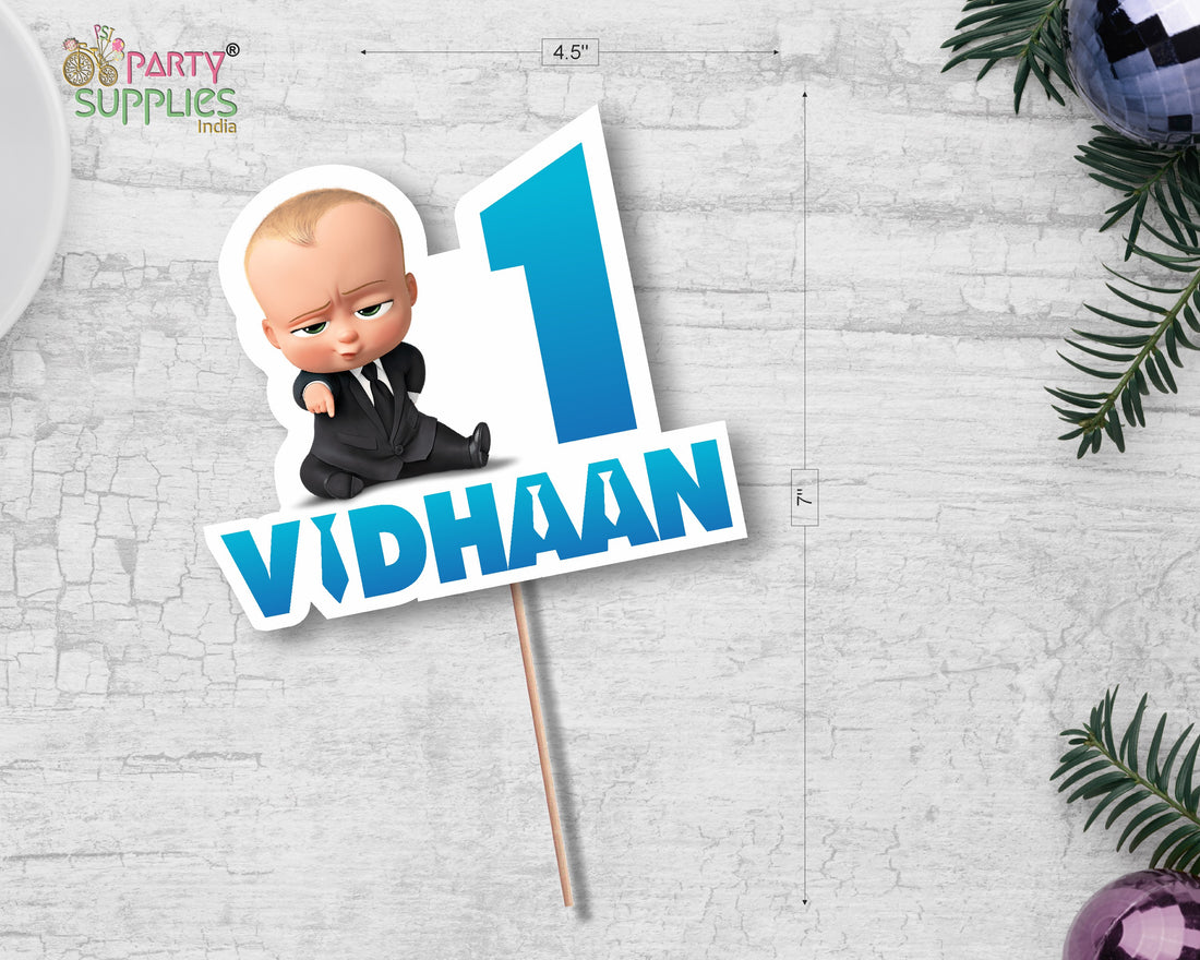 Boss Baby Theme Cake Topper