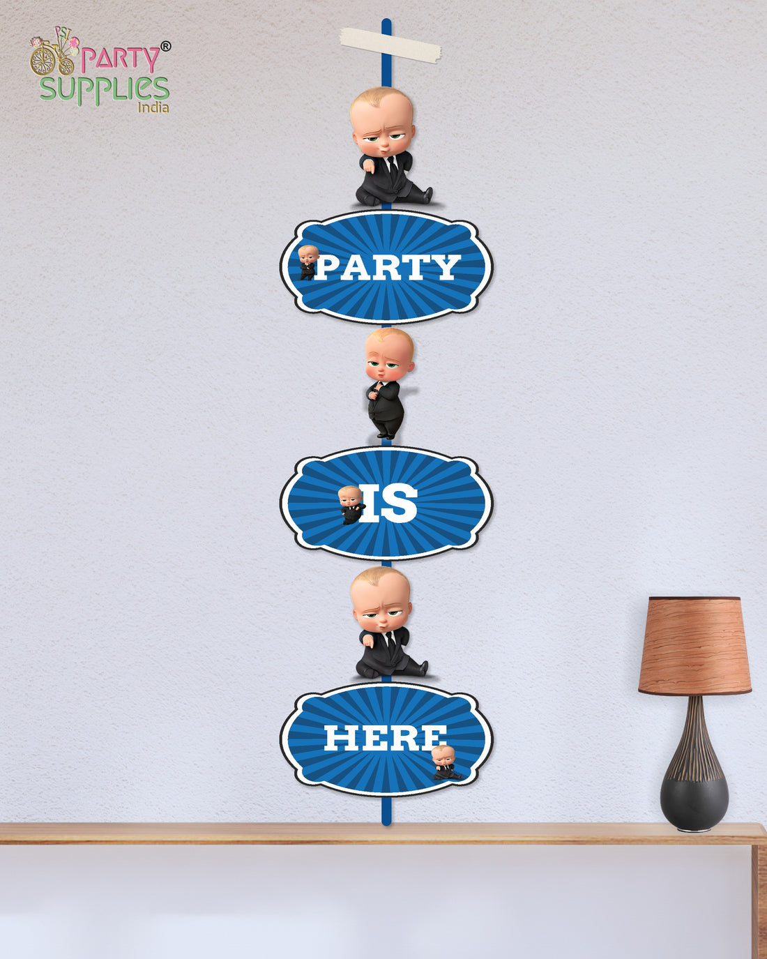 Boss Baby Theme Door Poster