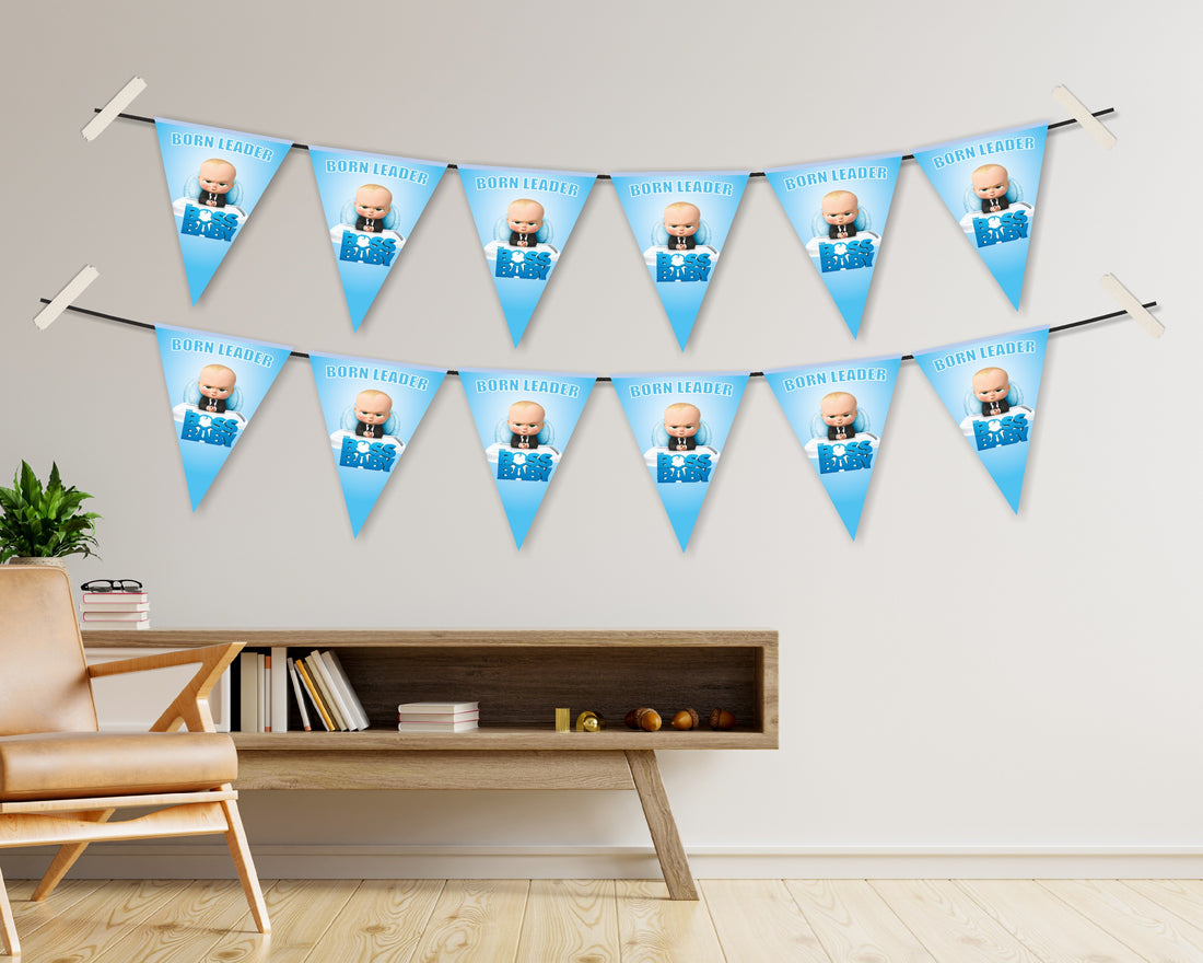 Boss Baby Theme Flag Hanging