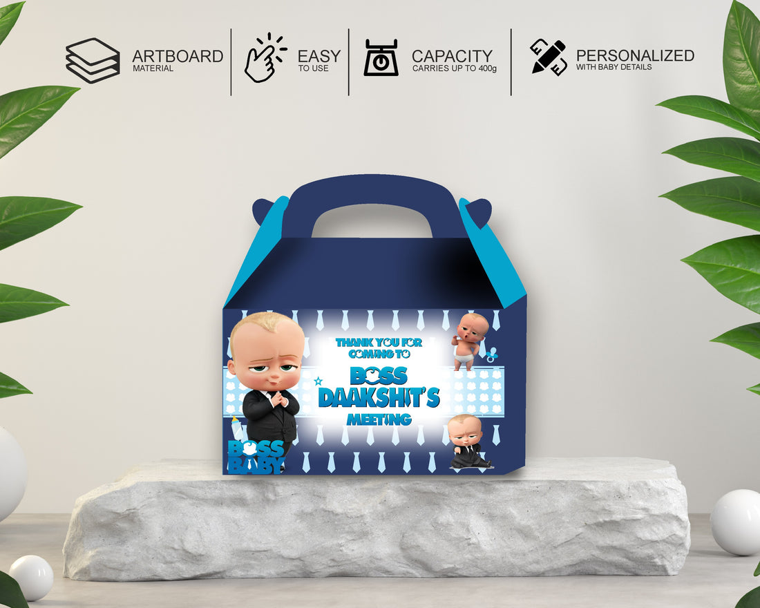 Boss Baby Theme Goodie Return Gift Boxes