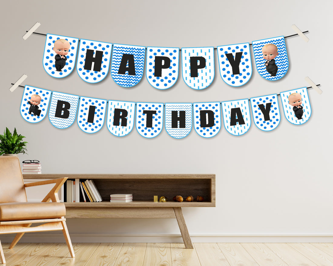 Boss Baby Theme Personalized Hanging