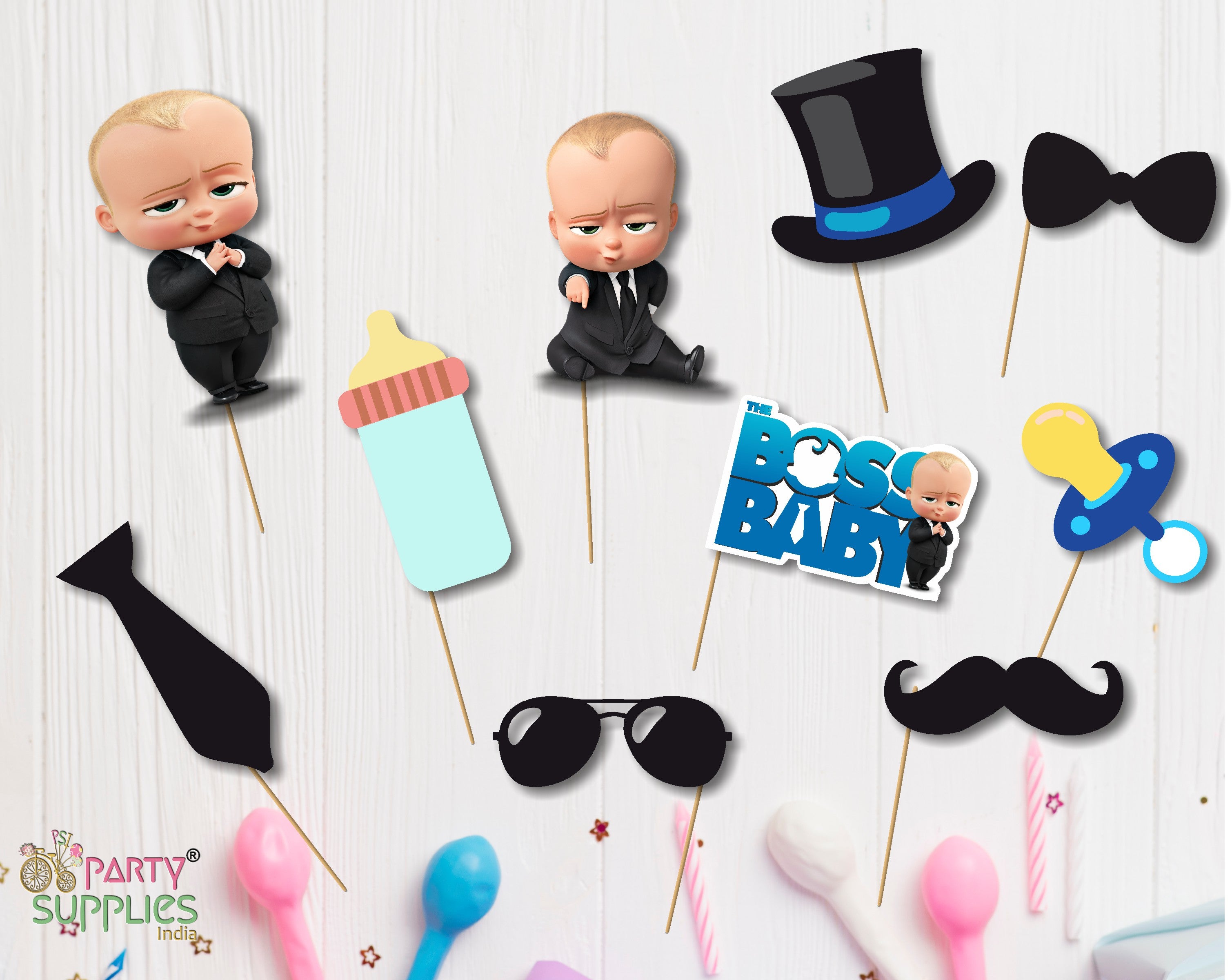 Boss Baby Theme Props