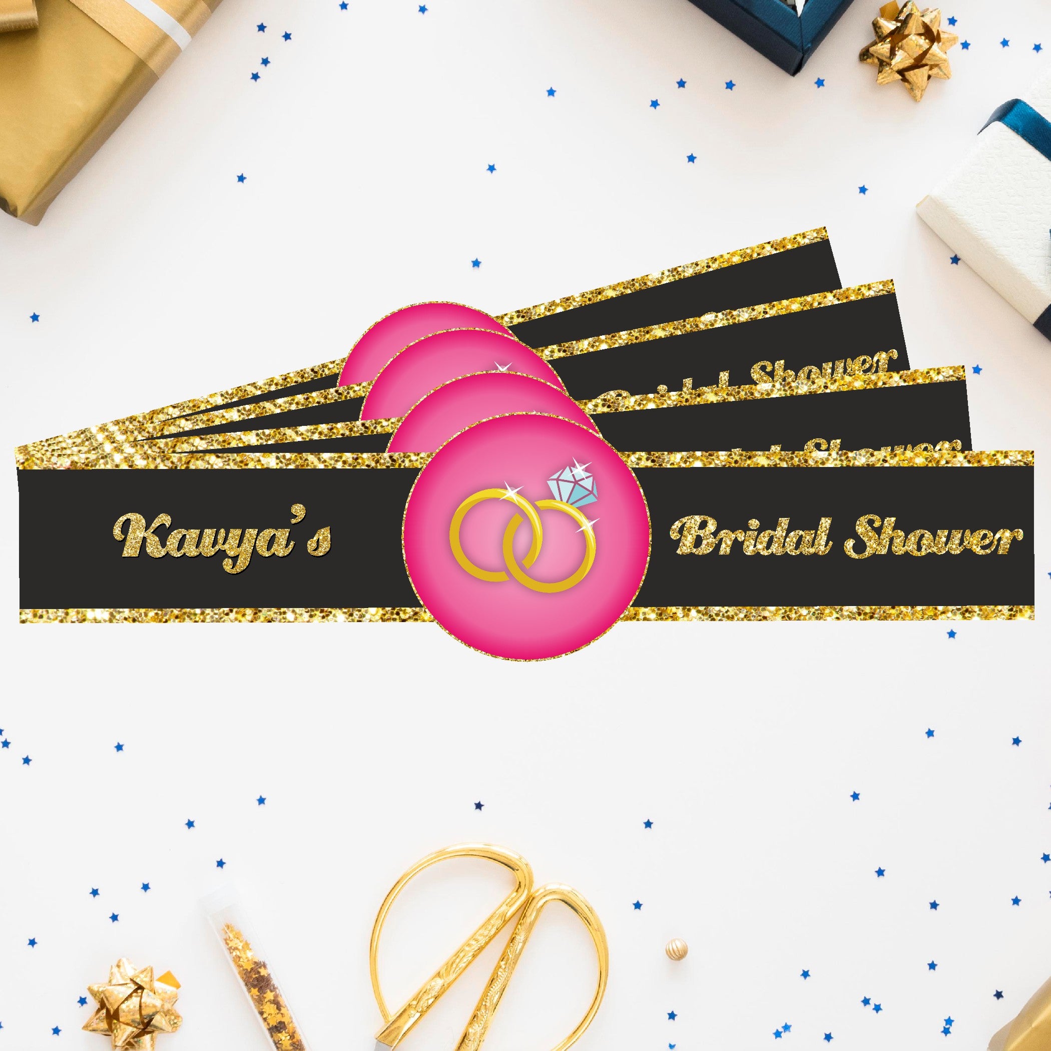 Bride to Be Theme Hand Band