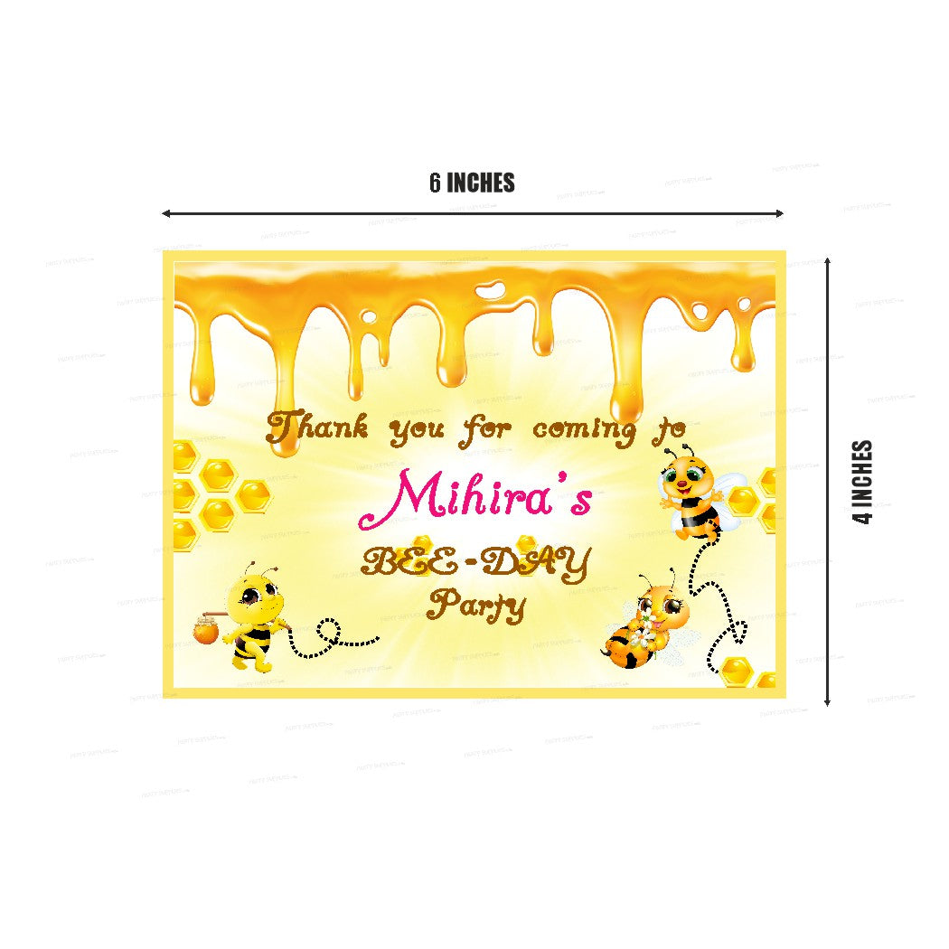 Bumble Bee Theme Thank You Card