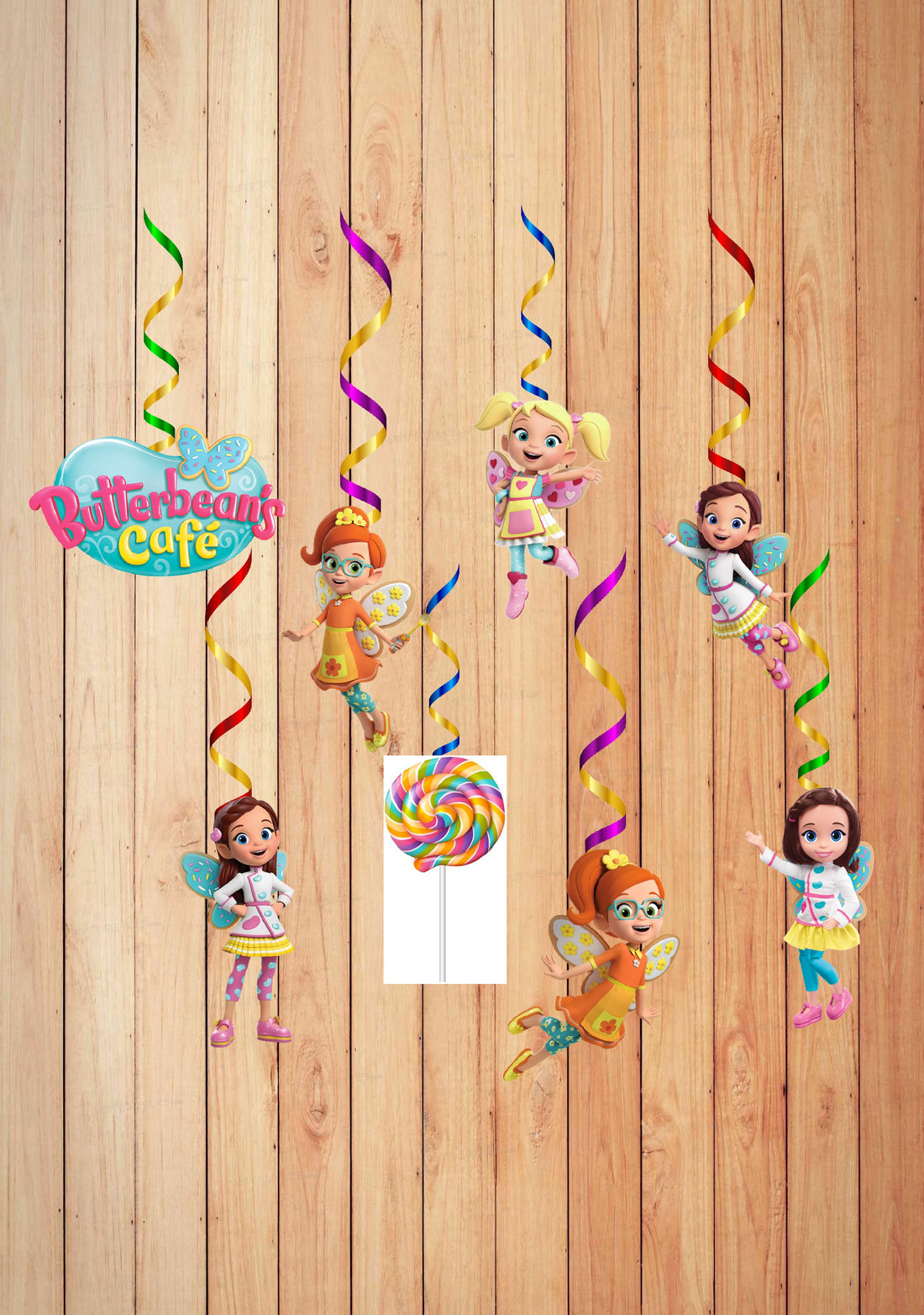 Butter Beans Theme Swirls