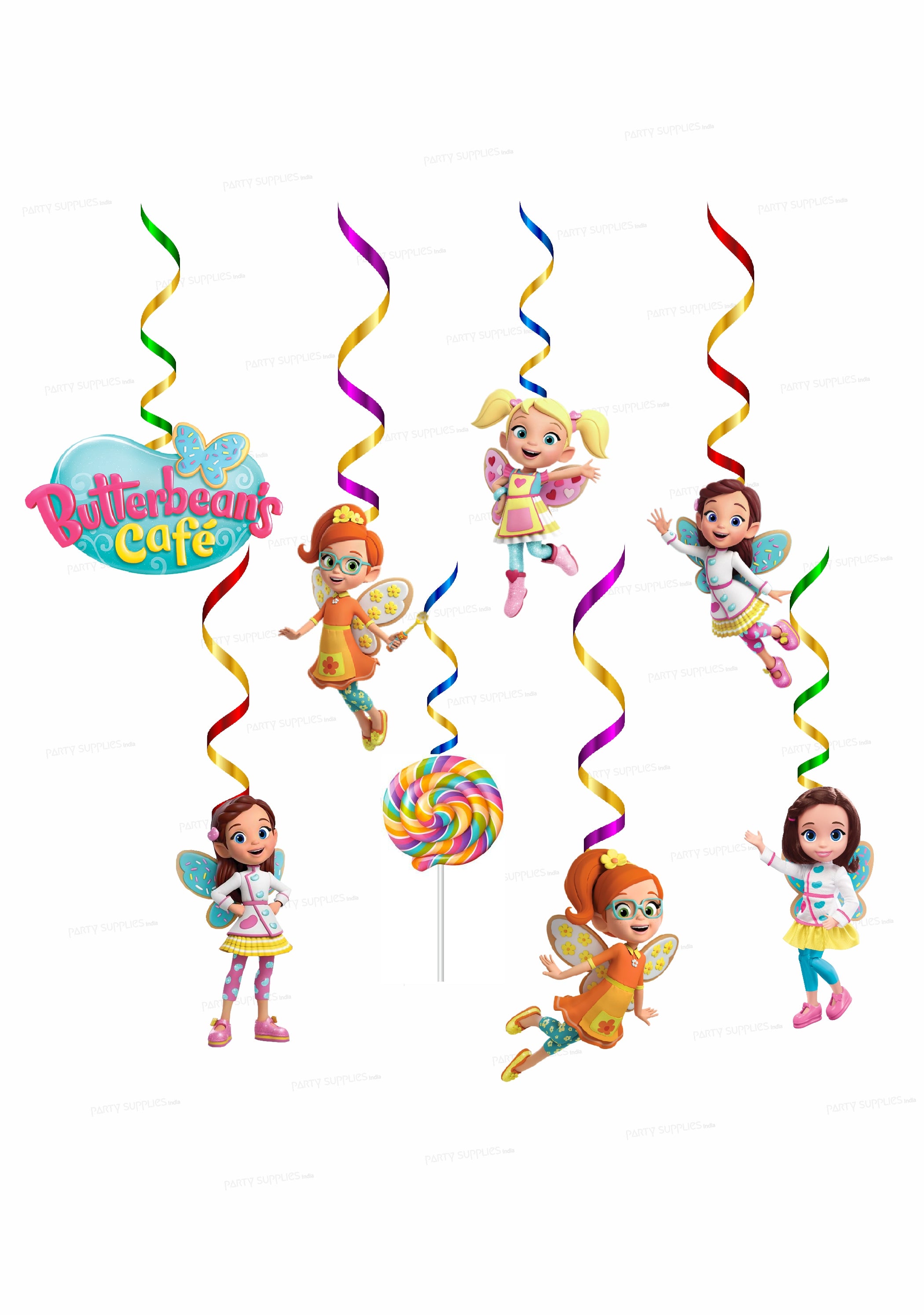 Butter Beans Theme Swirls