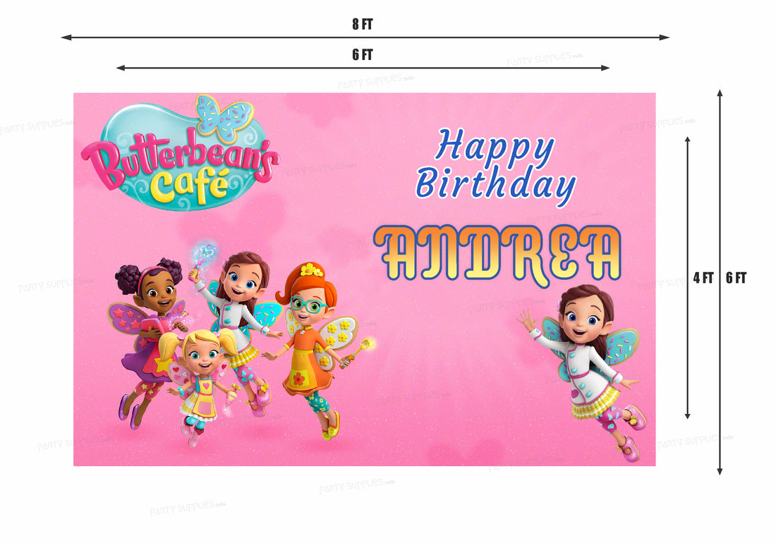 Butter Beans Theme Personalized Backdrop