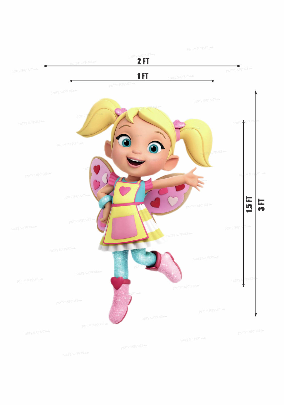 Butter Beans Theme Cutout BBN-01