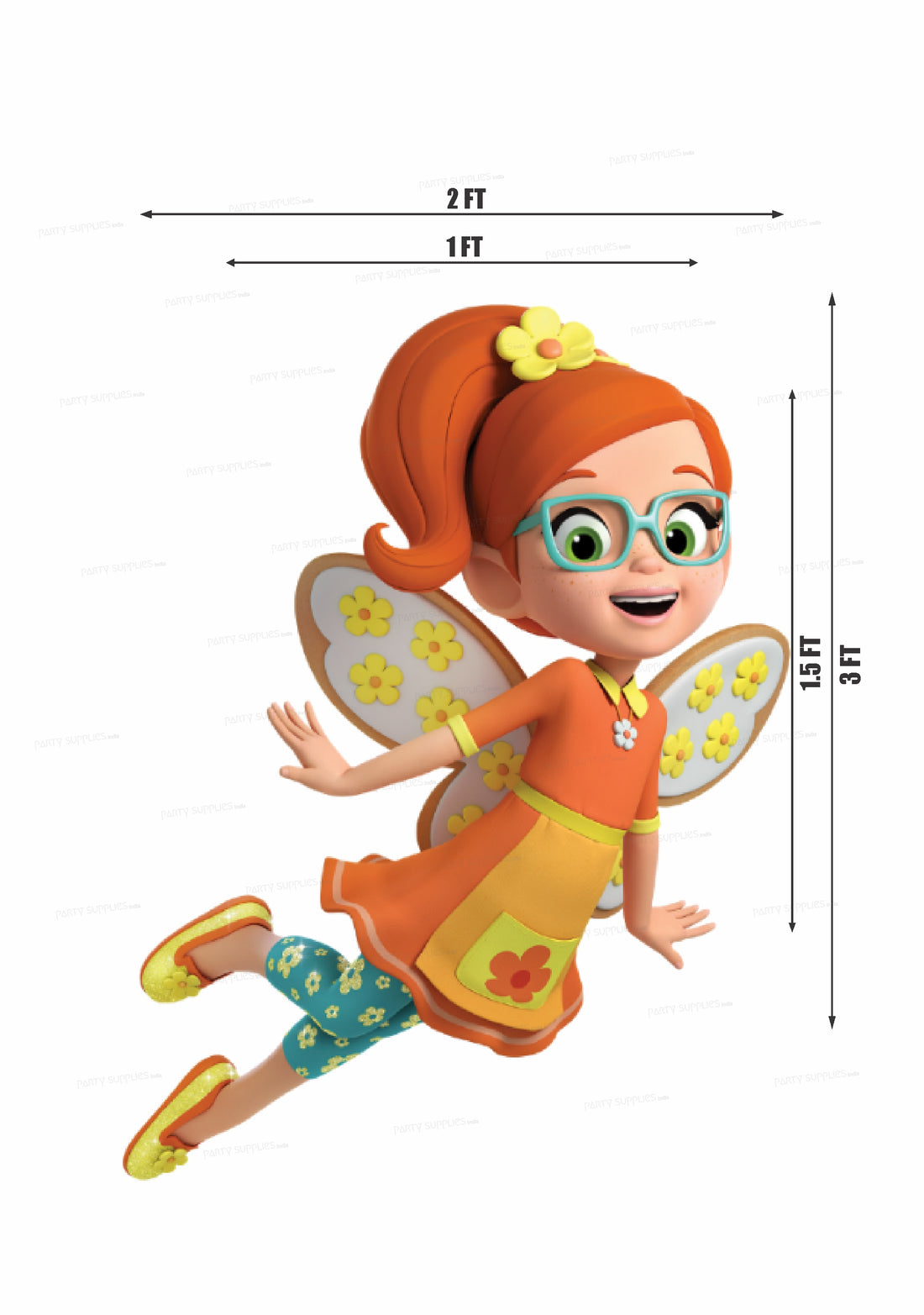 Butter Beans Theme Cutout BBN-06