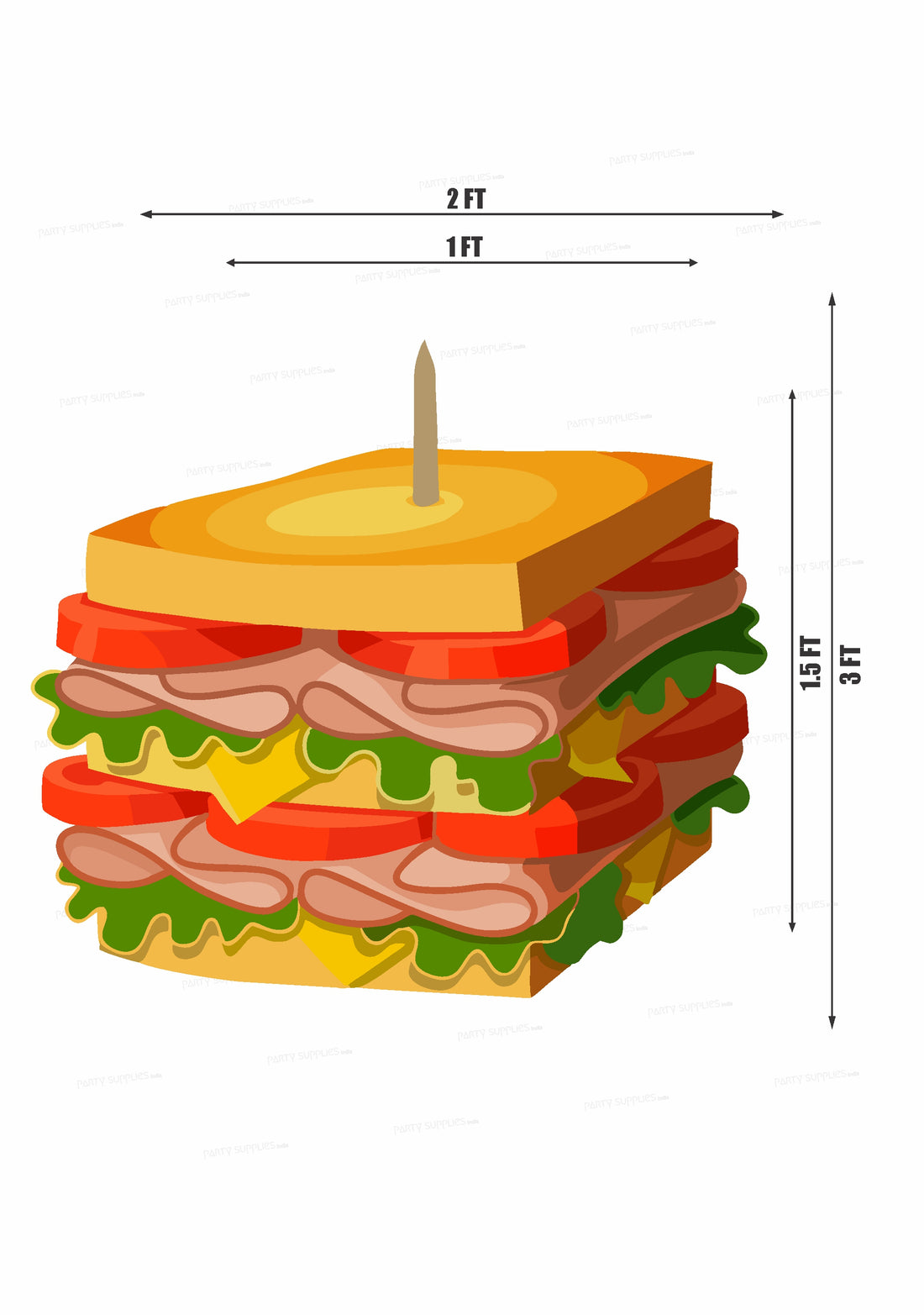 Butter Beans Theme Cutout BBN-12