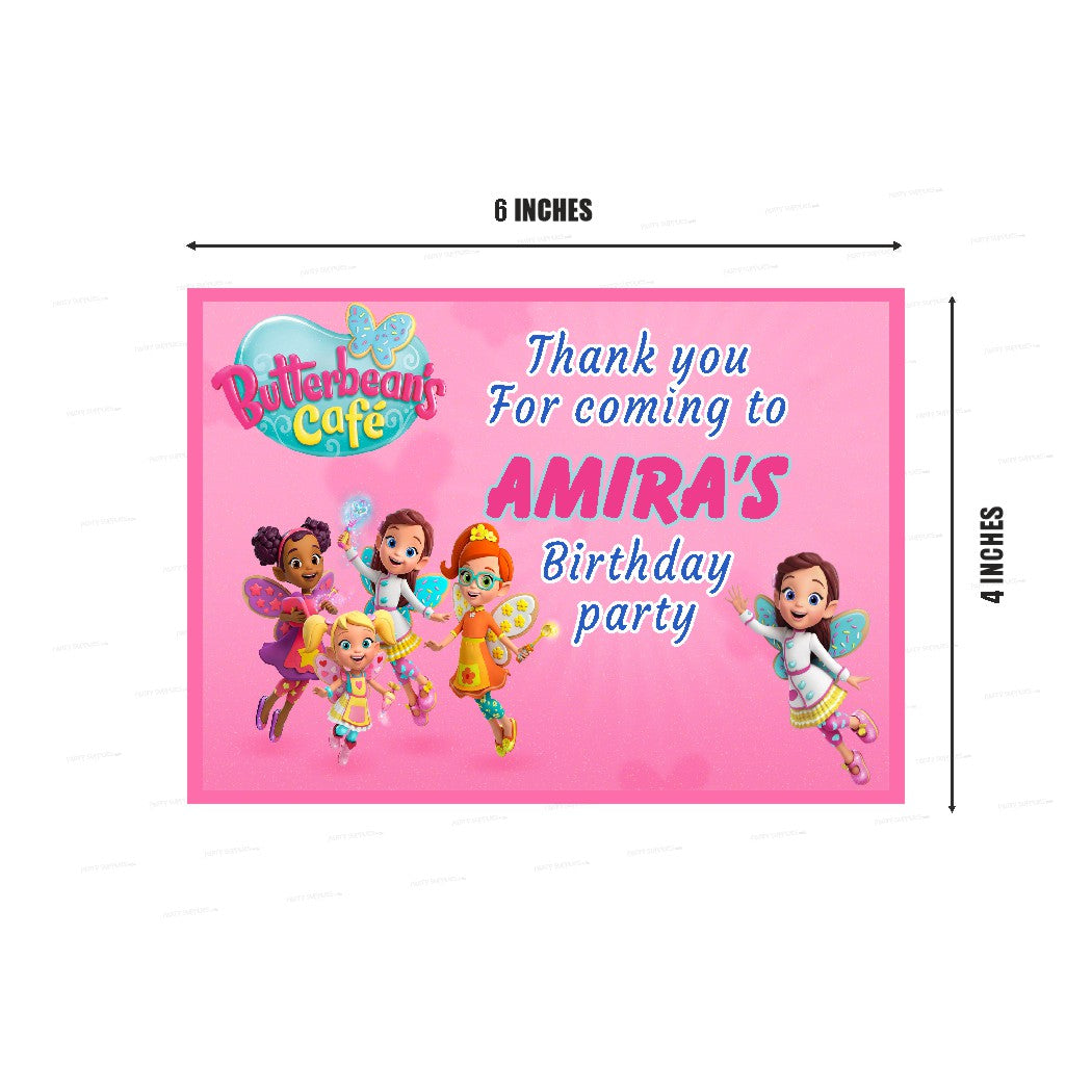 Butter Beans Theme Thank You Card