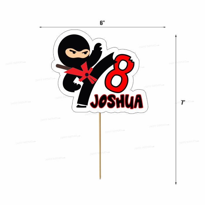 Ninja Theme Cake Topper