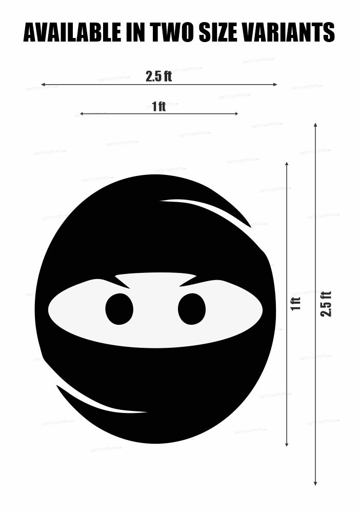 Ninja Theme Cutout NJA-04