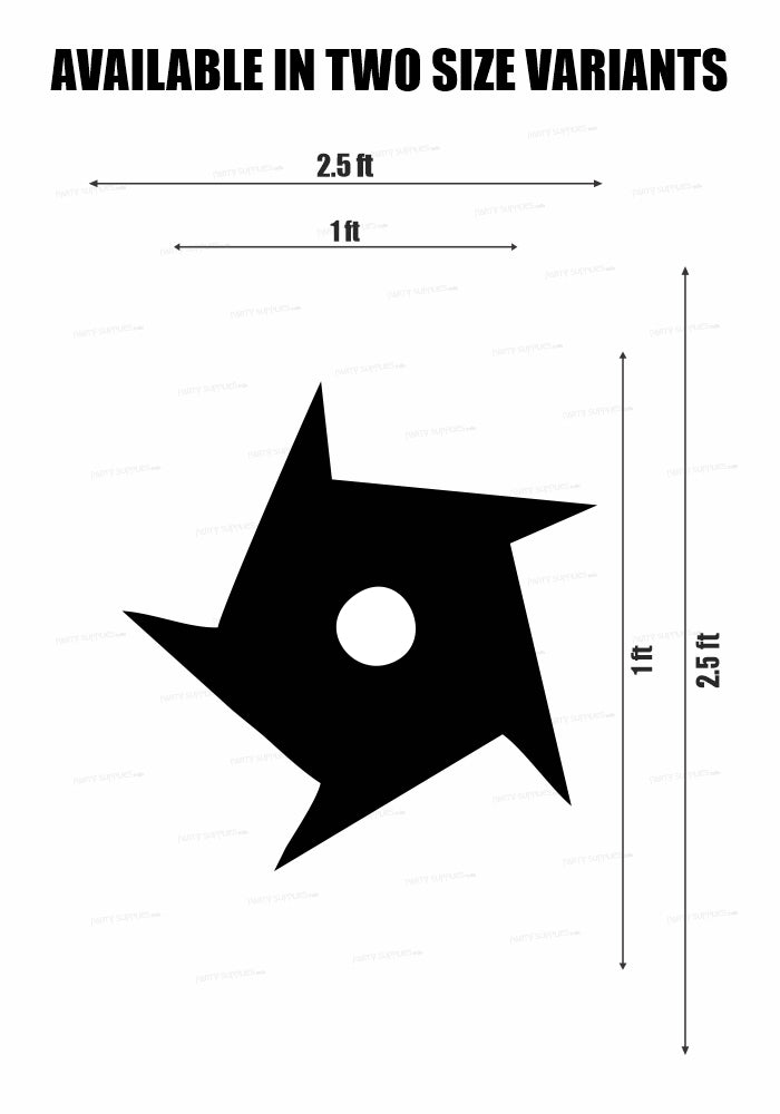 Ninja Theme Cutout NJA-06