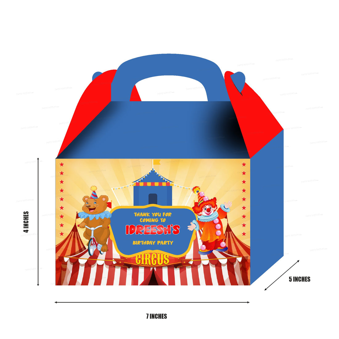 Circus Theme Goodie Return Gift Boxes