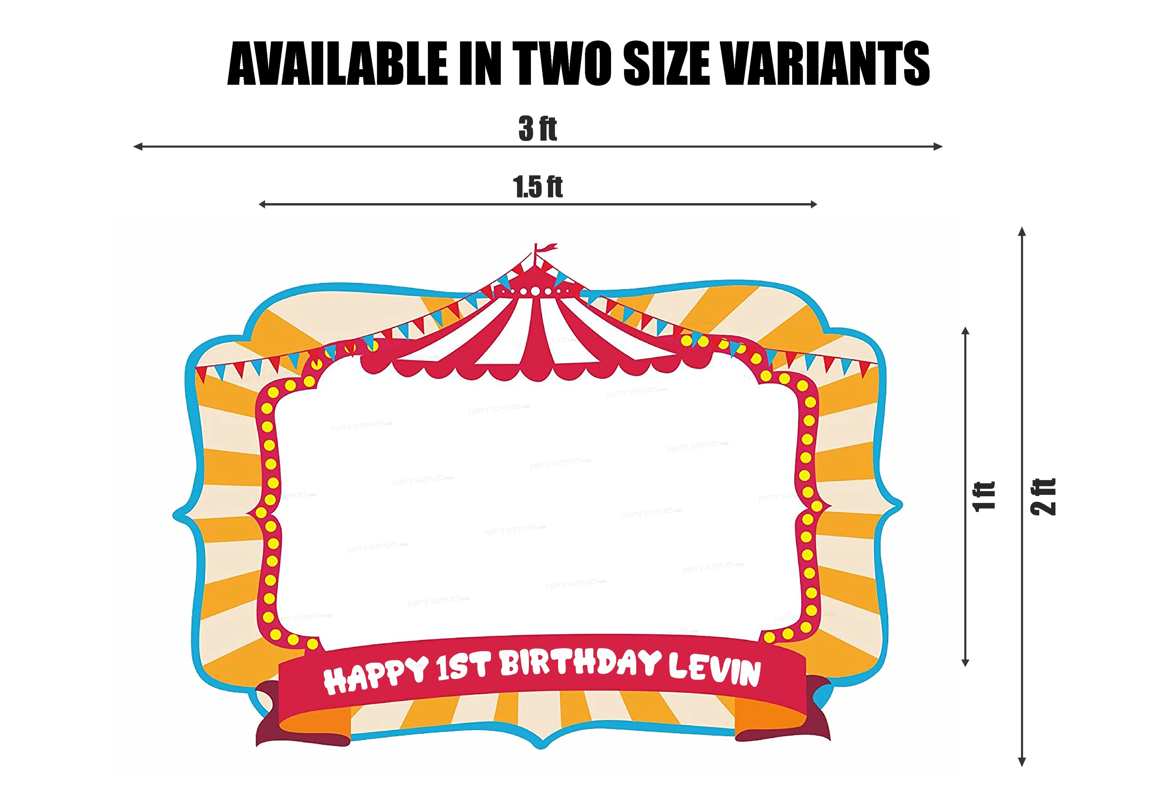 Circus Theme Customized Photobooth