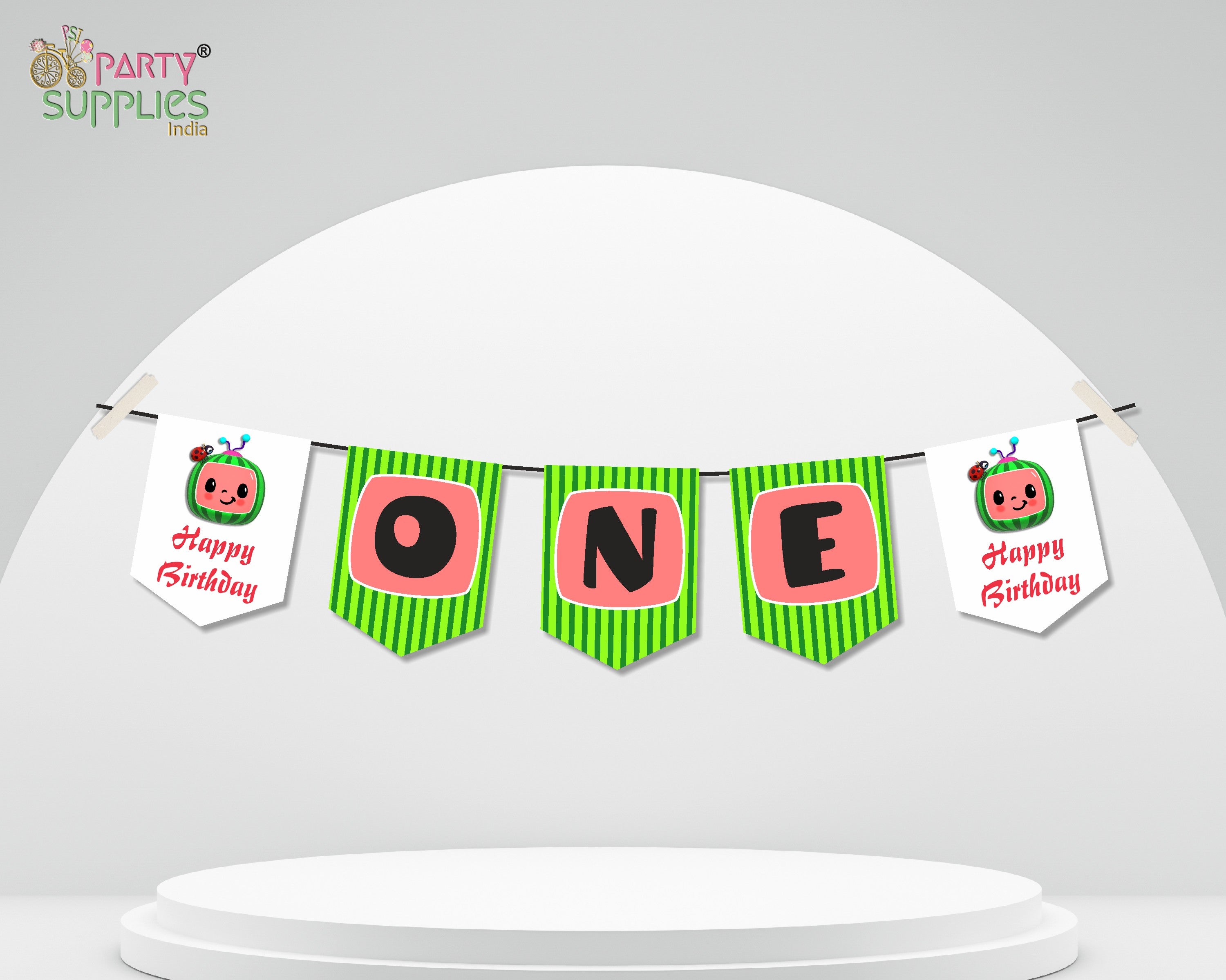 Coco Melon Theme Boy Customized with Age Hanging