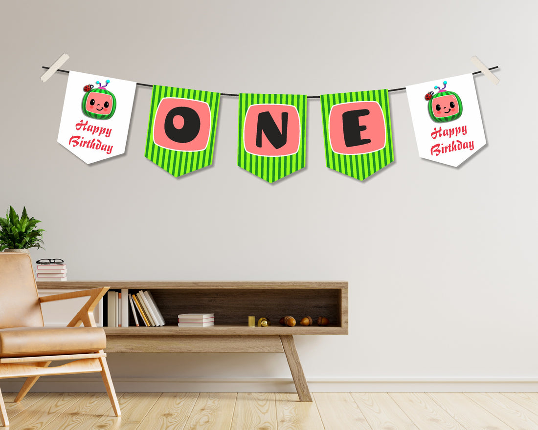 Coco Melon Theme Boy Customized with Age Hanging