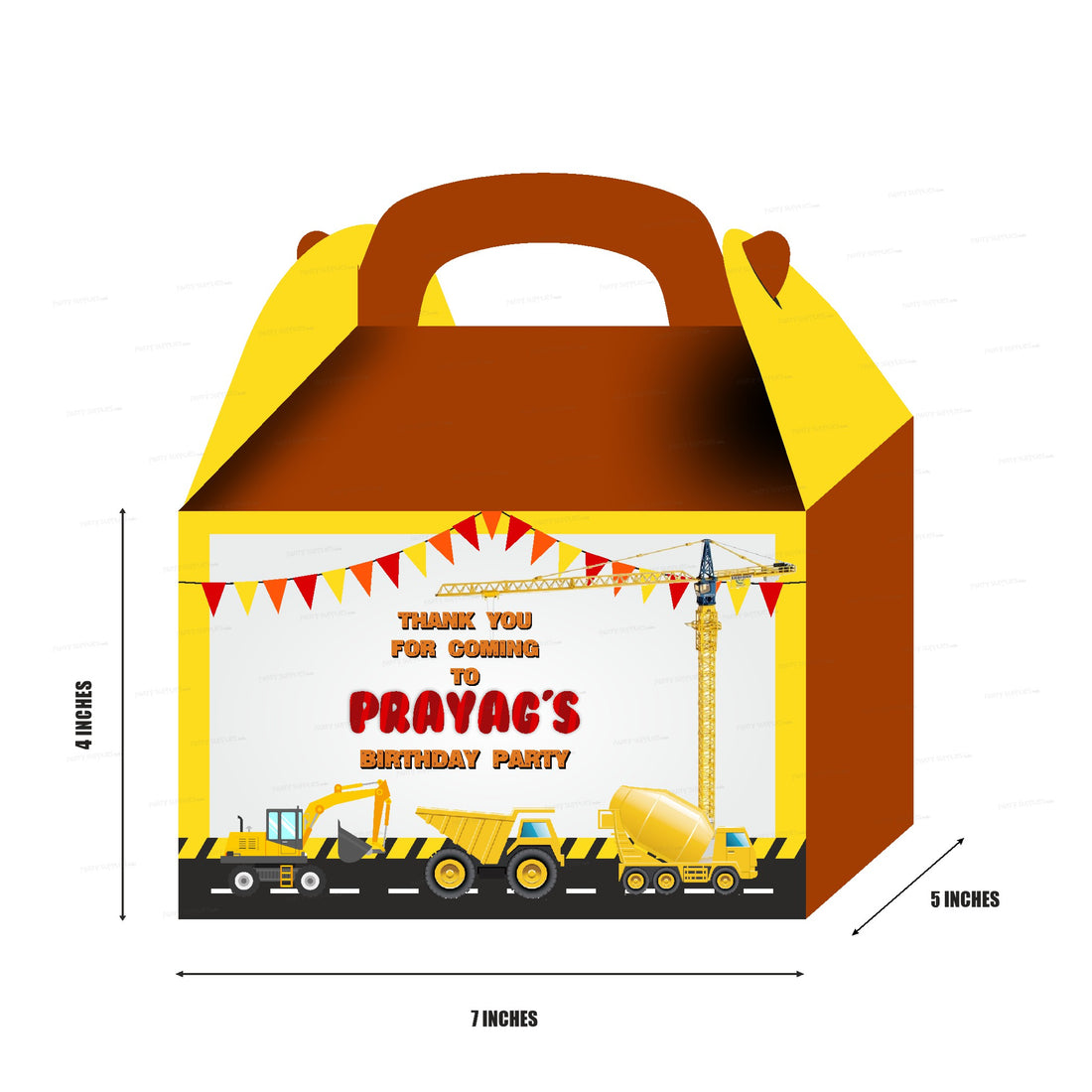 Construction theme Goodie Return Gift Boxes