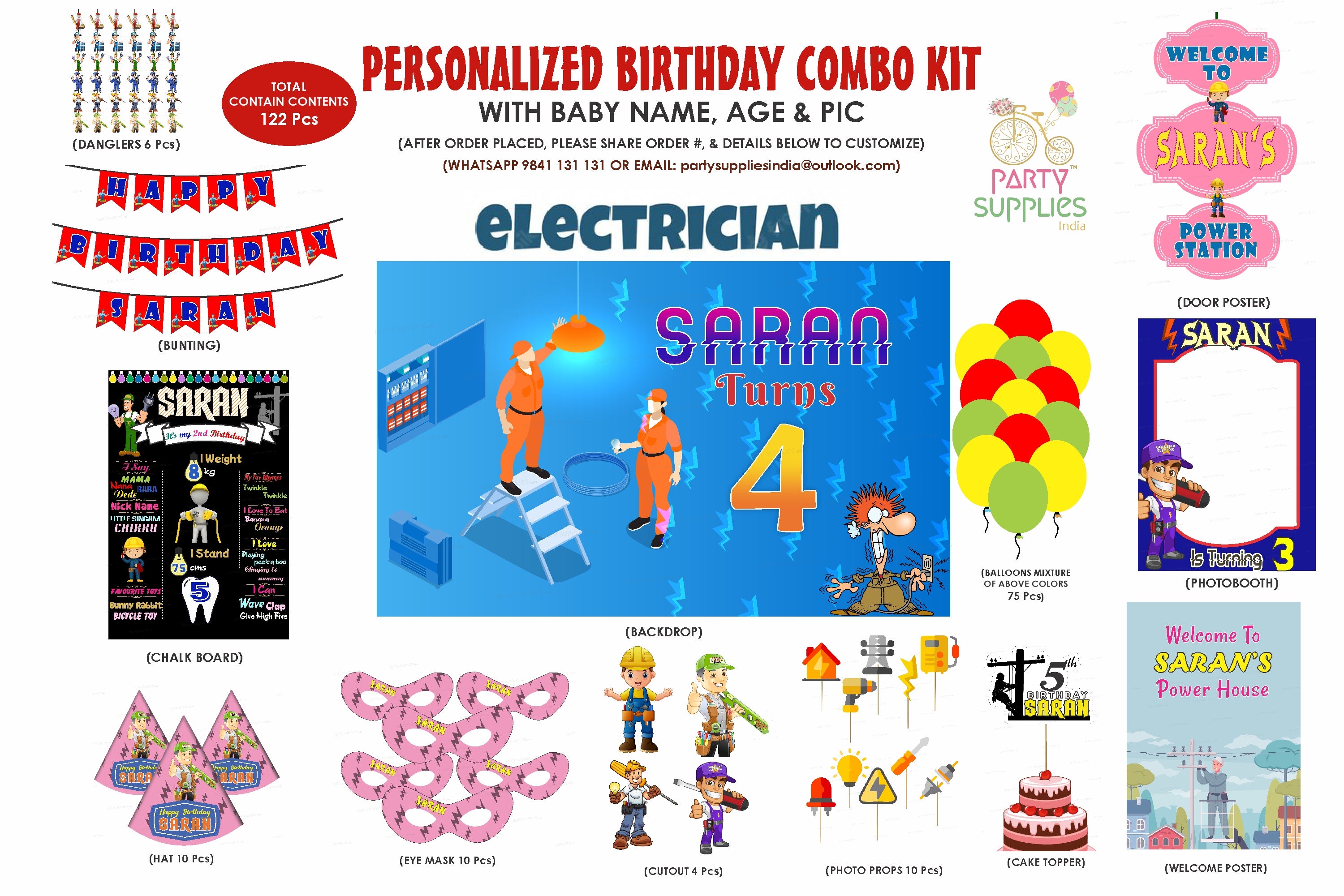 Electrician Theme Classic Combo Kit