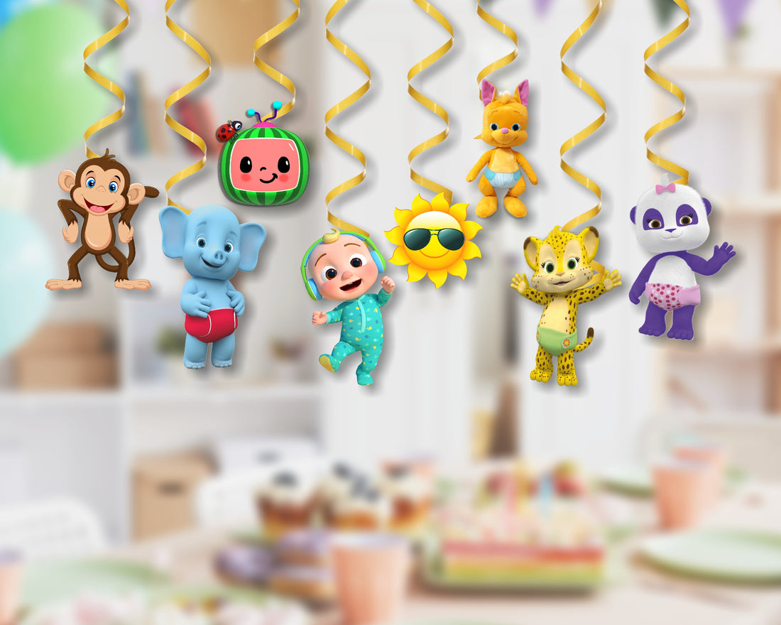 Coco Melon Theme Boy Swirls