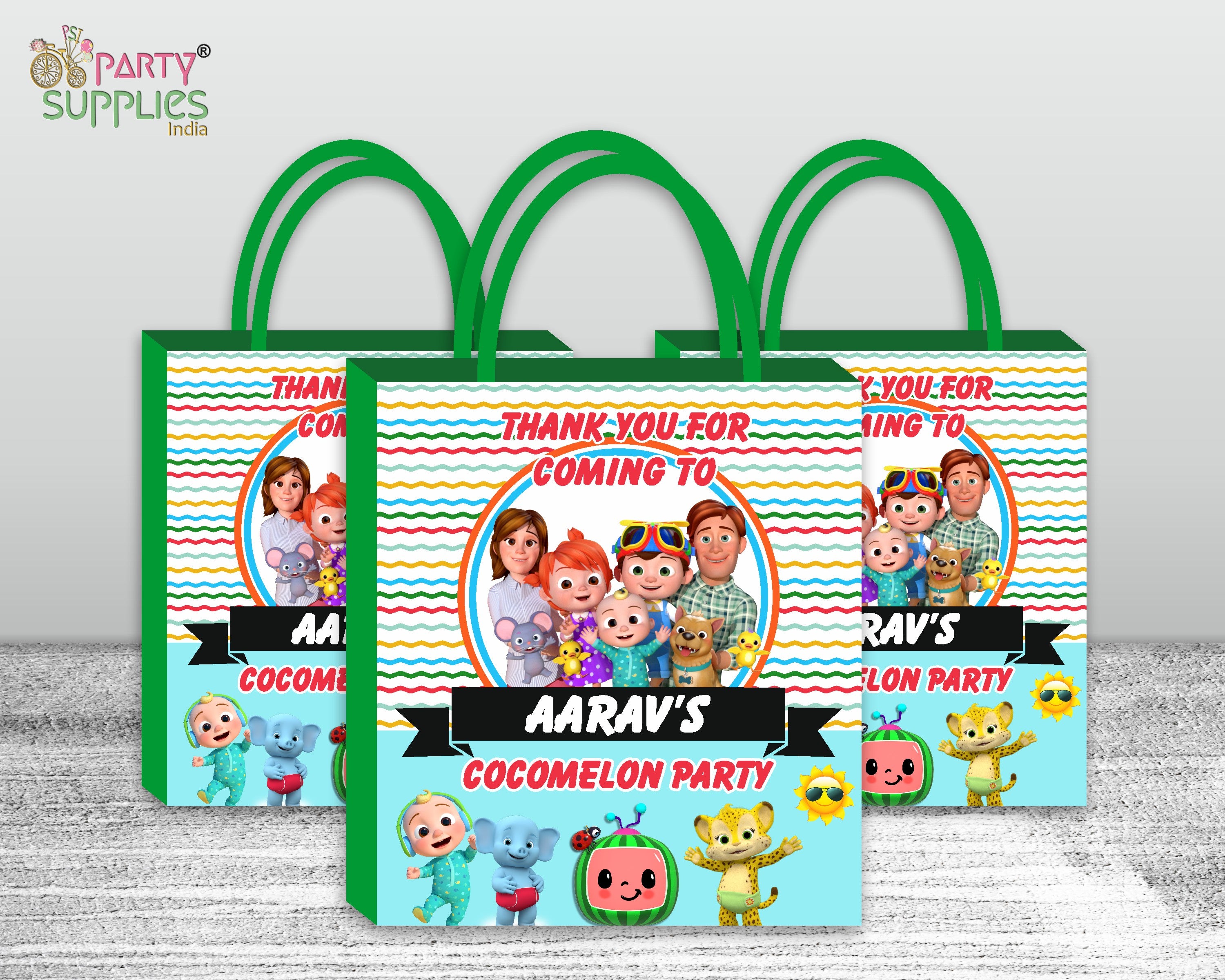 Coco Melon Theme Boy Return Gift Bag