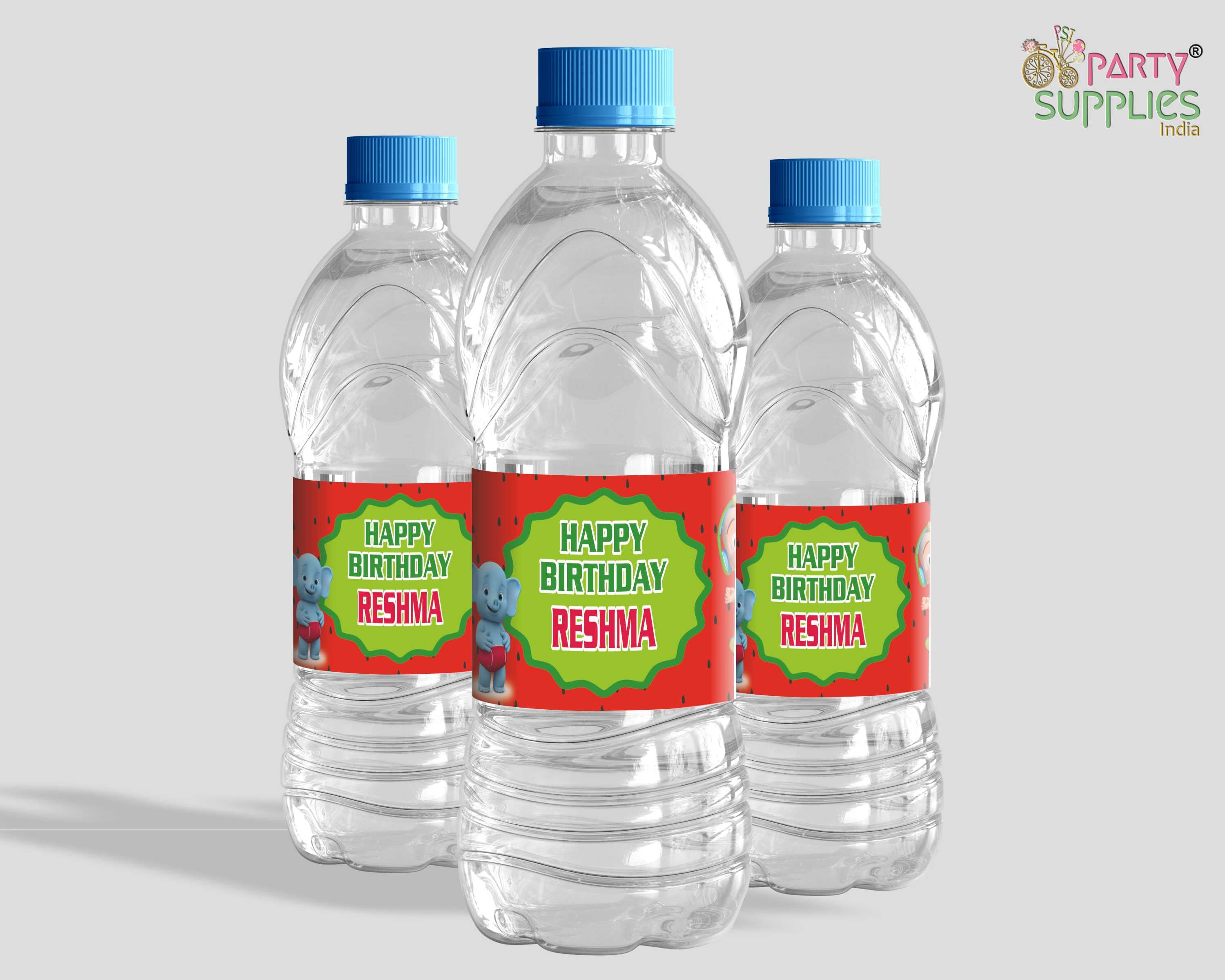 Cocomelon Girl Theme Water Bottle Sticker